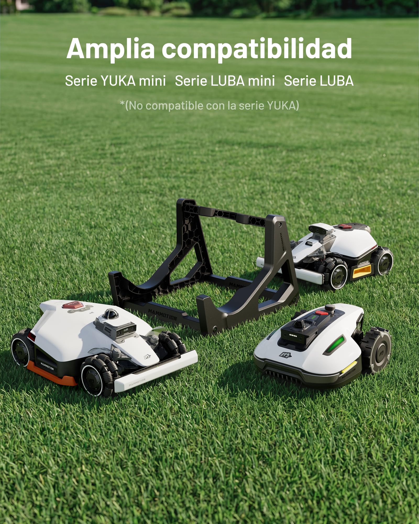 MAMMOTION Estación de Lavado para Cortacésped | Estación de Lavado para LUBA 3 AWD Serie, YUKA mini 2 Serie，LUBA mini 2 AWD Serie
