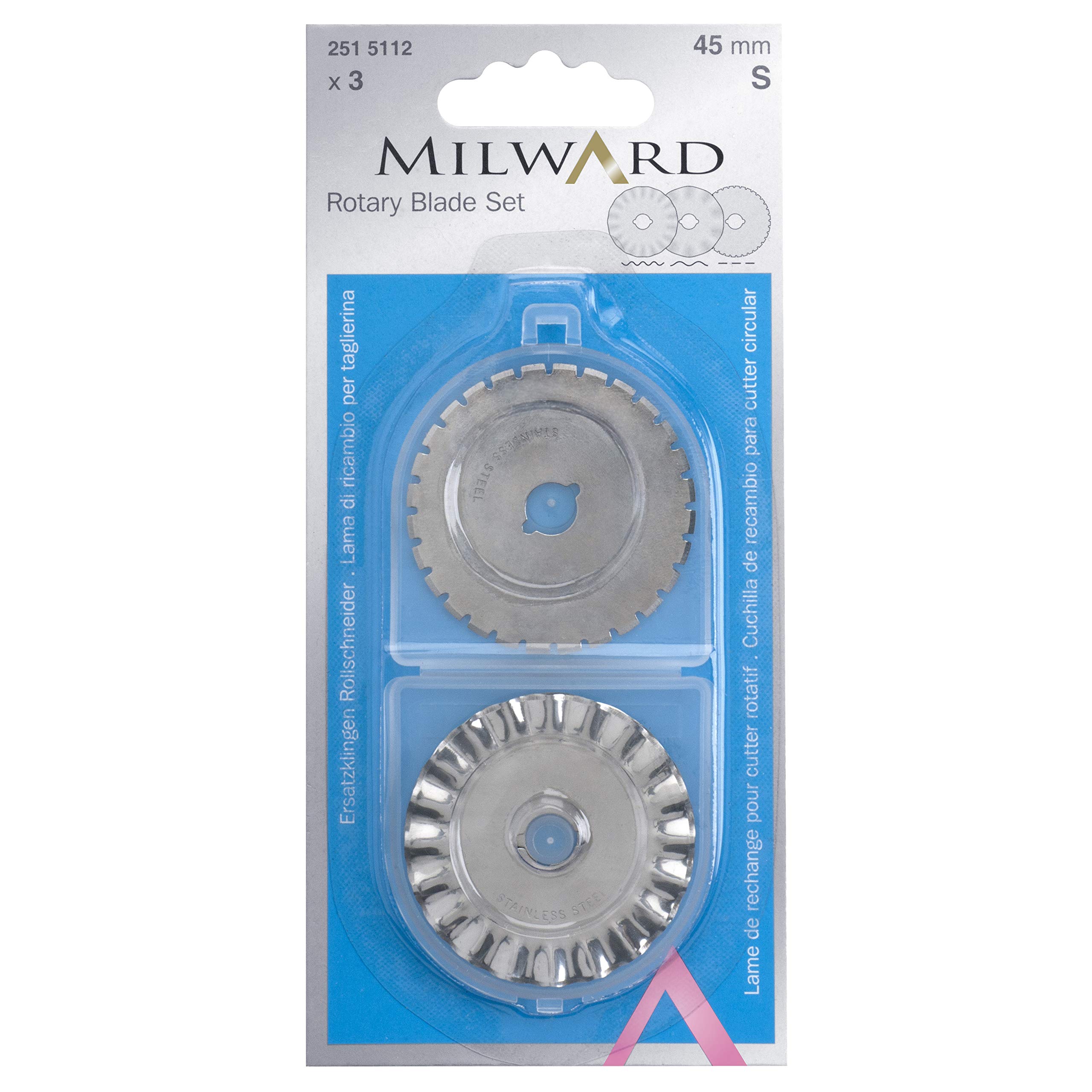 MILWARD Rotary Cutter Replacement Blades, Set of 3