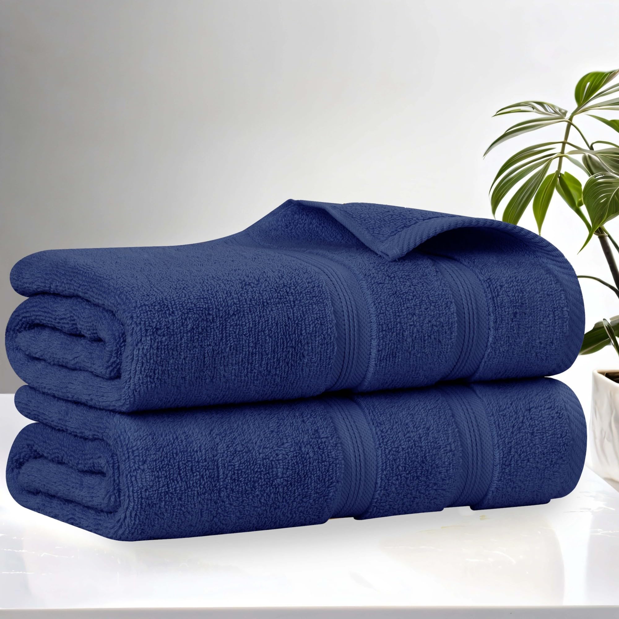 Lot de 2 draps de bain en coton Superior pour la douche au quotidien