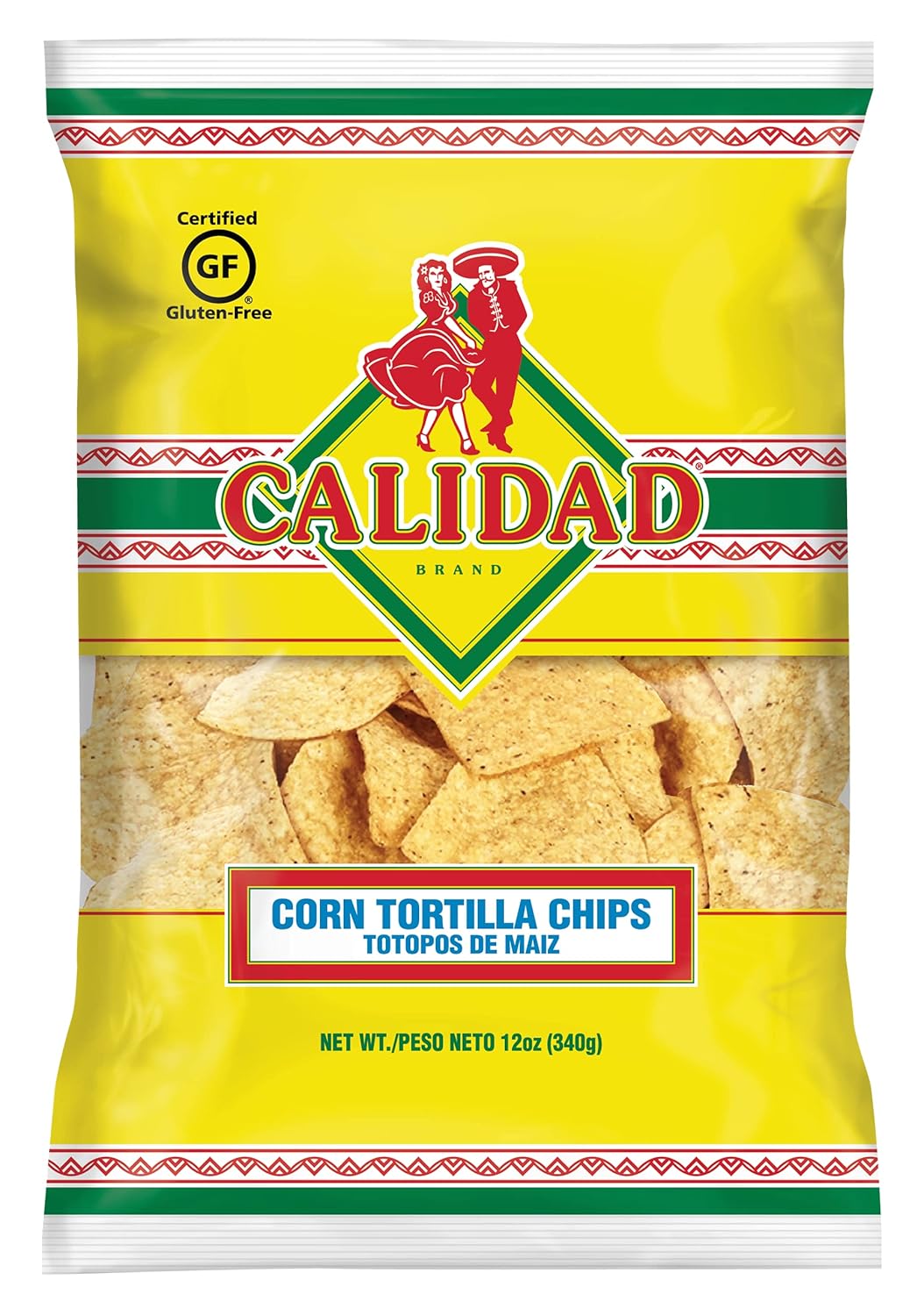 Calidad Yellow Corn Tortilla Chips Mexican Restaurant Style Chips, 11 Oz