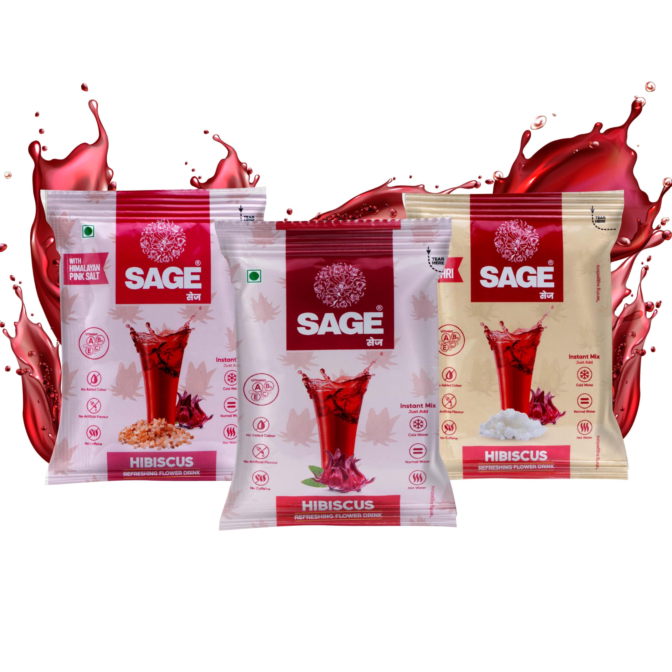 SAGE Hibiscus Sabdariffa Lemonade Powder - Rosella Flower Drink Mix - Energy Drink Powder - Cocktail Mixer - Mocktail Mixer - Instant Drink Mix with Mishri & Himalayan Pink Salt (B0CQVQ8BCJ) Amazon Price History, Amazon Price Tracker