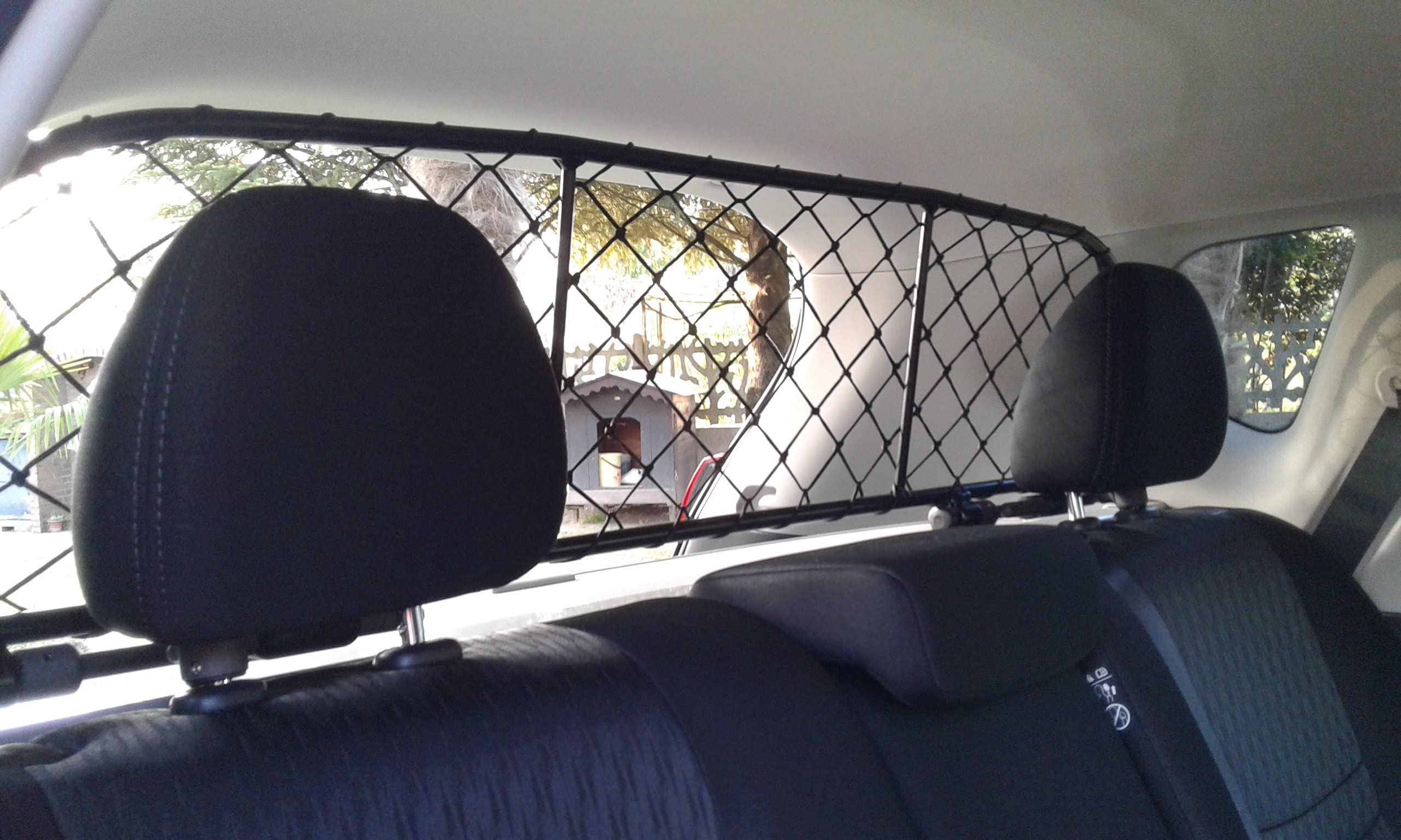 ERGOTECH Divisorio Griglia Rete Divisoria per Nissan X-Trail (dal 2014 al 2022), RDA65-S8, per Trasporto Cani e Bagagli