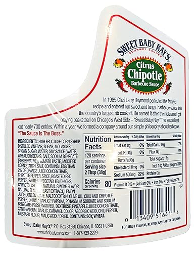Miniatura 2 de Sweet Baby Rays Citrus Chipotle Salsa BBQ - 1 Galón