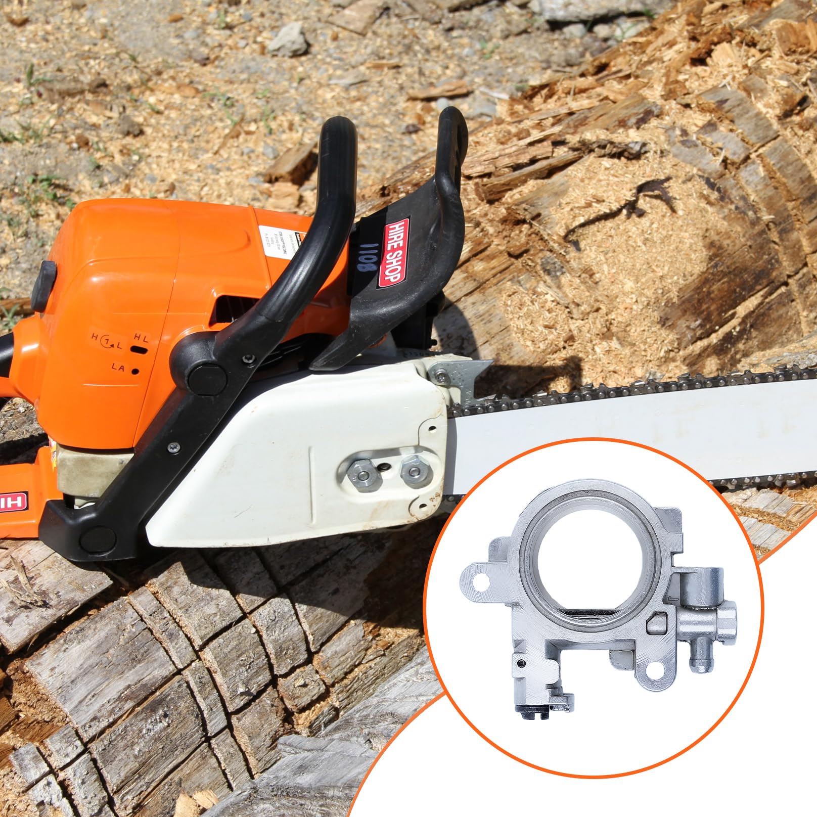 mosa専用 Amazon.com: Mtanlo Oil Pump With Worm Gear For Stihl Ms290