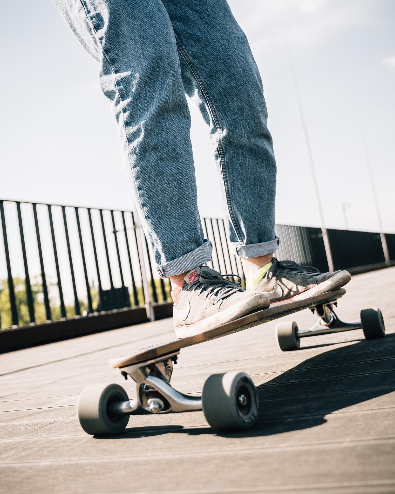SWITCH IRBIS uniwersalna deska longboard Switch 97 cm, idealna do carving commuting, cruising Pumping, włókno szklane, Flex Paris V2, 150 mm, dla młodzieży i dorosłych, Made in Europe