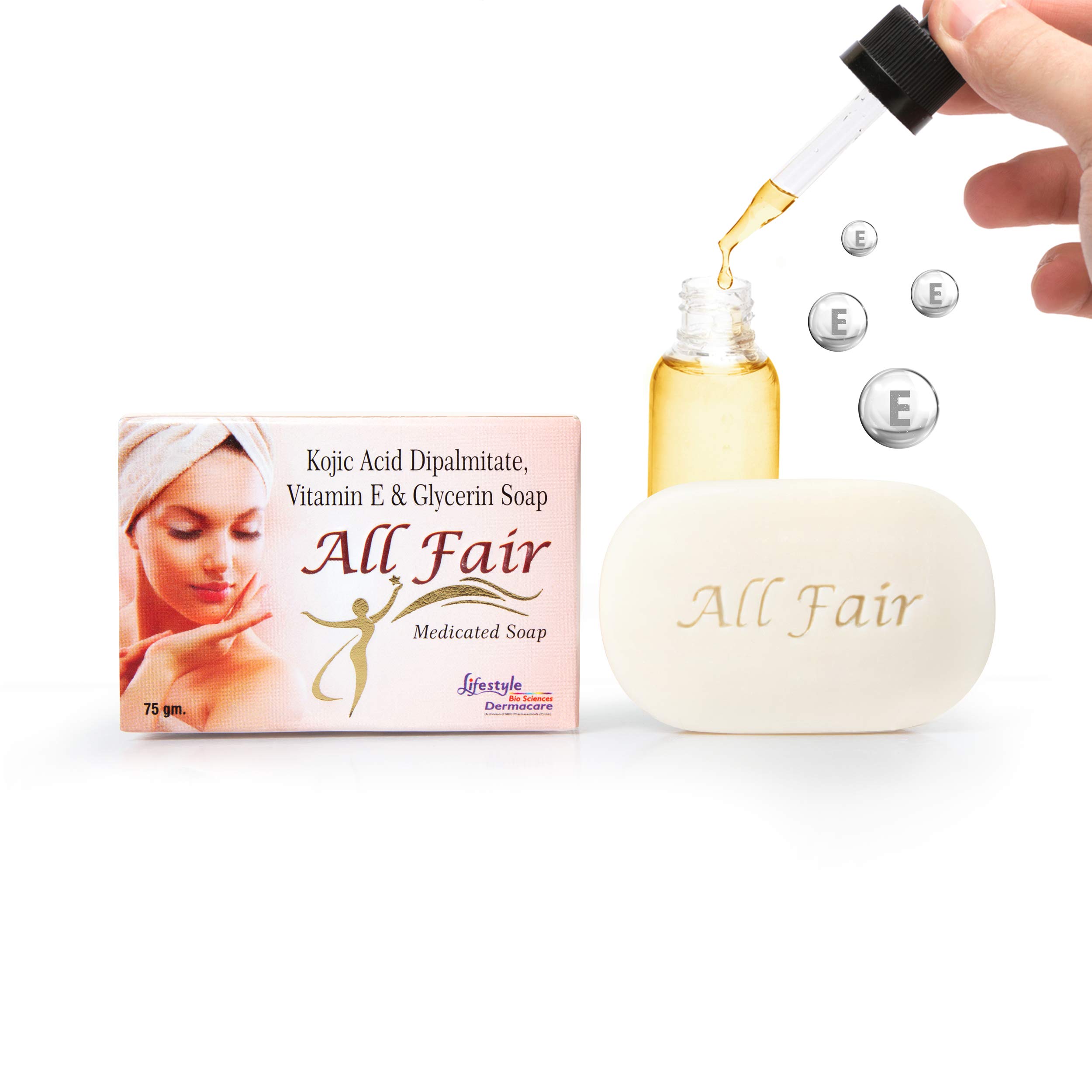 Lifestyle All Fair Vitamin E and Glycerin Soap (75 g, Pack of 3)-image-47
