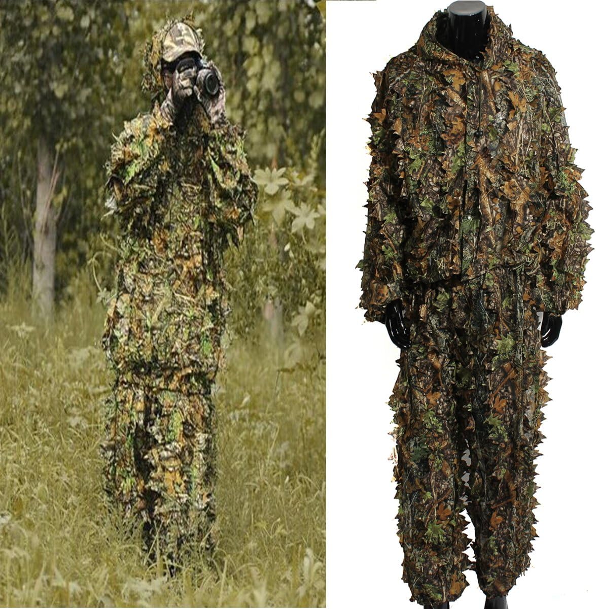 ghillie suit per uomo 4xl