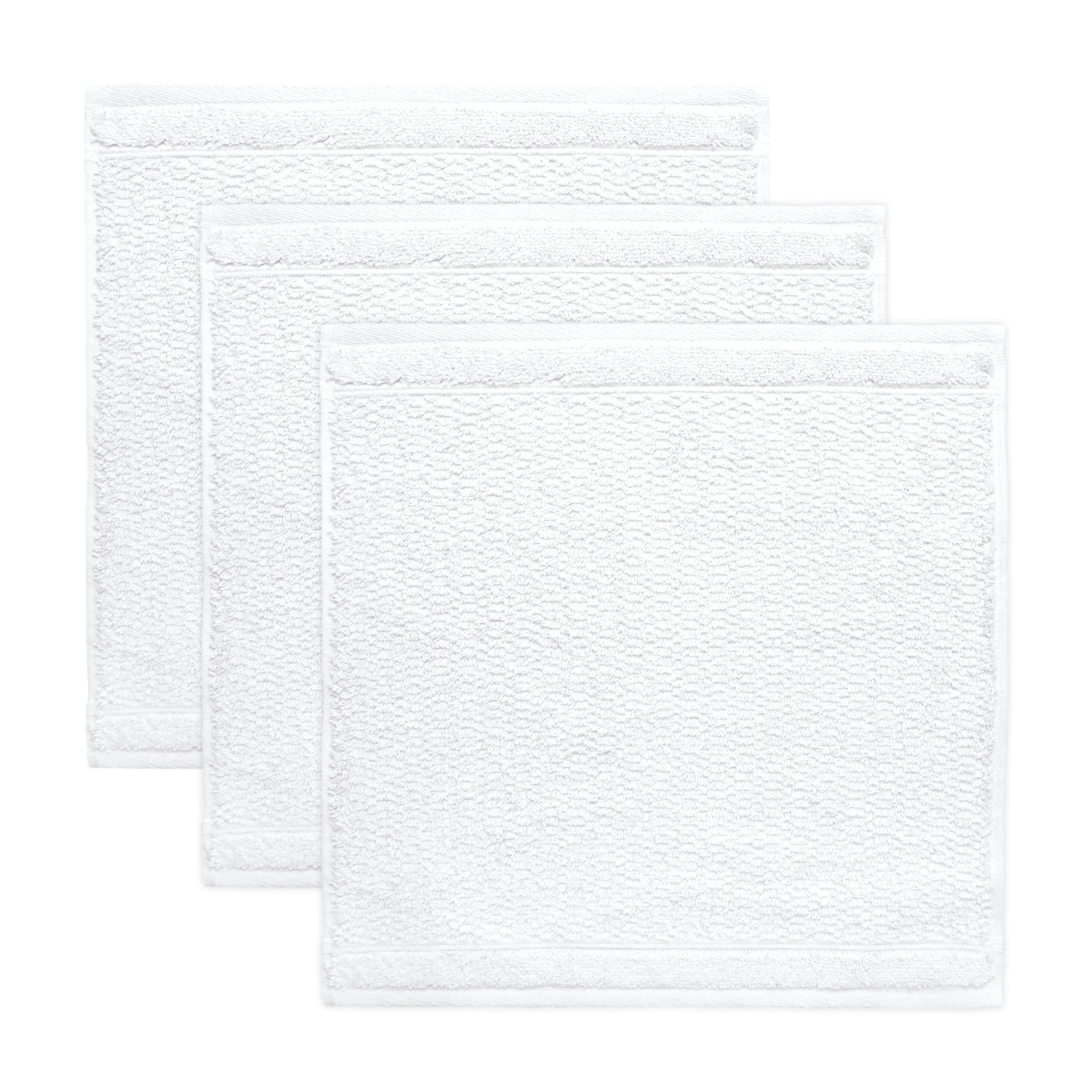 Frottana Snow Pearl Soap Cloth 30 X 30 Cm Made Of 100% Cotton, 3Er Set