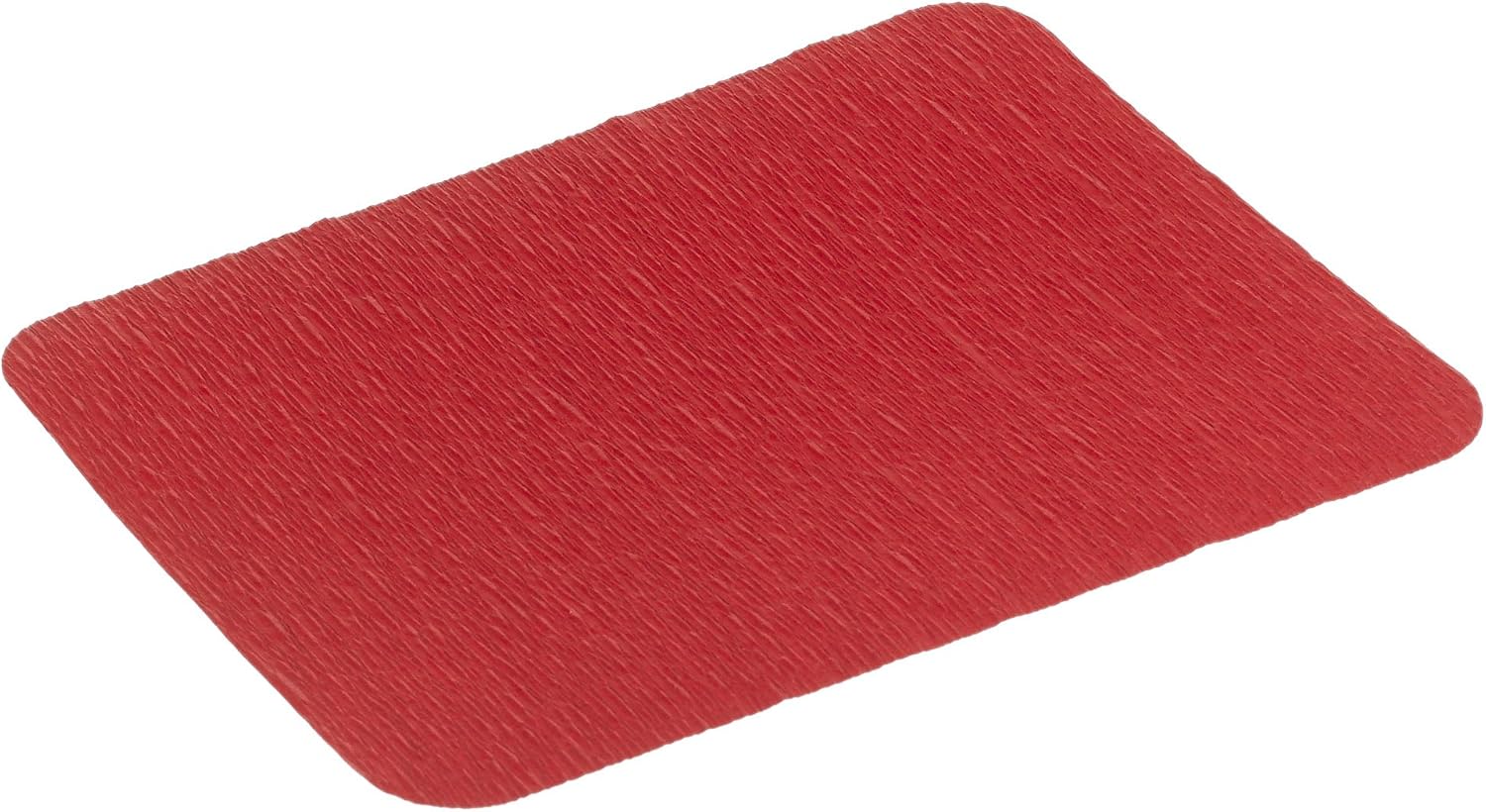 Entertaining with Caspari Set of 12 Crepe Placemats, Brick