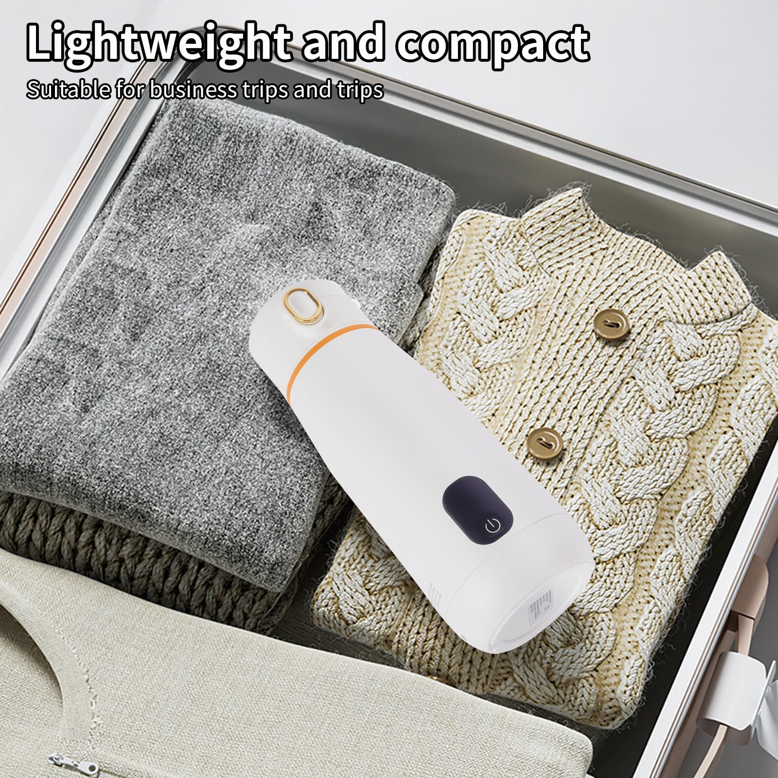 Chauffe Biberon Portable/Voiture/Voyage, 350ml, Universel, Sans Fil, Température Précise,Autonomie 24h, Rechargeable USB, Lait Maternel, Lait Tempérture Réglable 37°C a 55°C