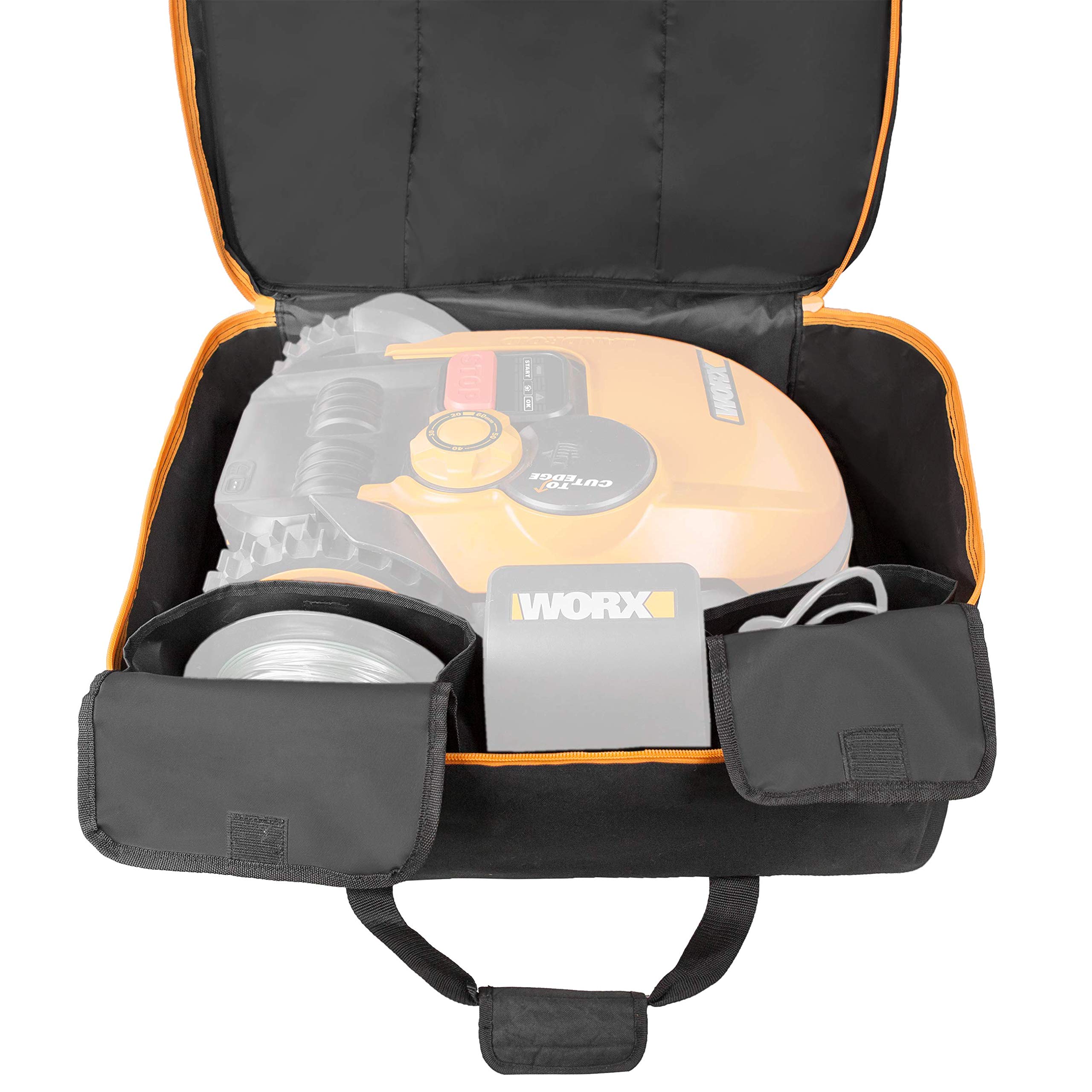Worx WA0197 Borsa di Stoccaggio per tutti i Robot Rasaerba Landroid, Resistente, Pratica e Funzionale per Trasporto e Conservazione