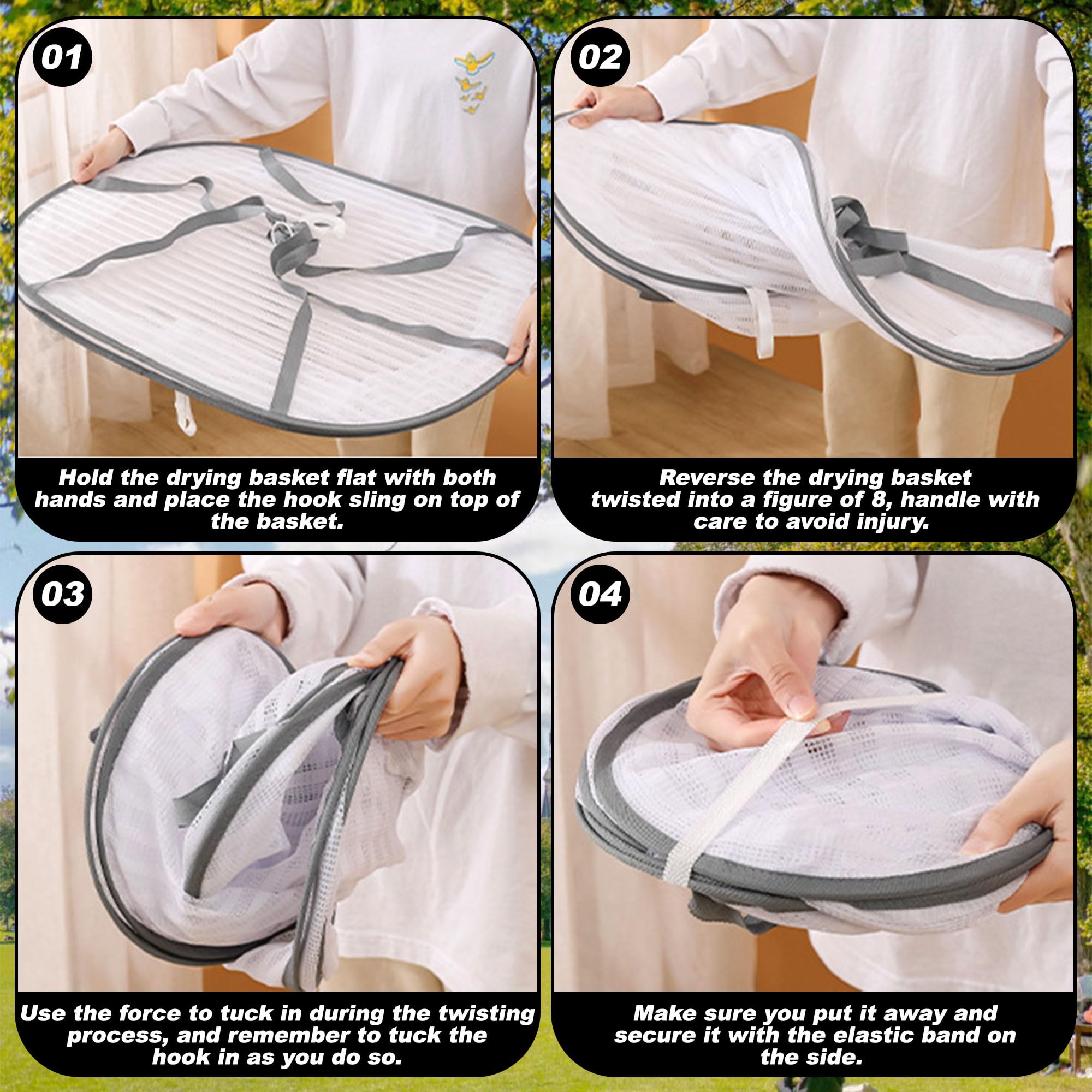 Cerkkapo Filet De Séchage Pour Herbes 6 Couches – Pliable, Fermetures Zippées, Avec Sécateur & Crochet – Séchoir Suspendu Pour Plantes, Fleurs, Épices, Légumes