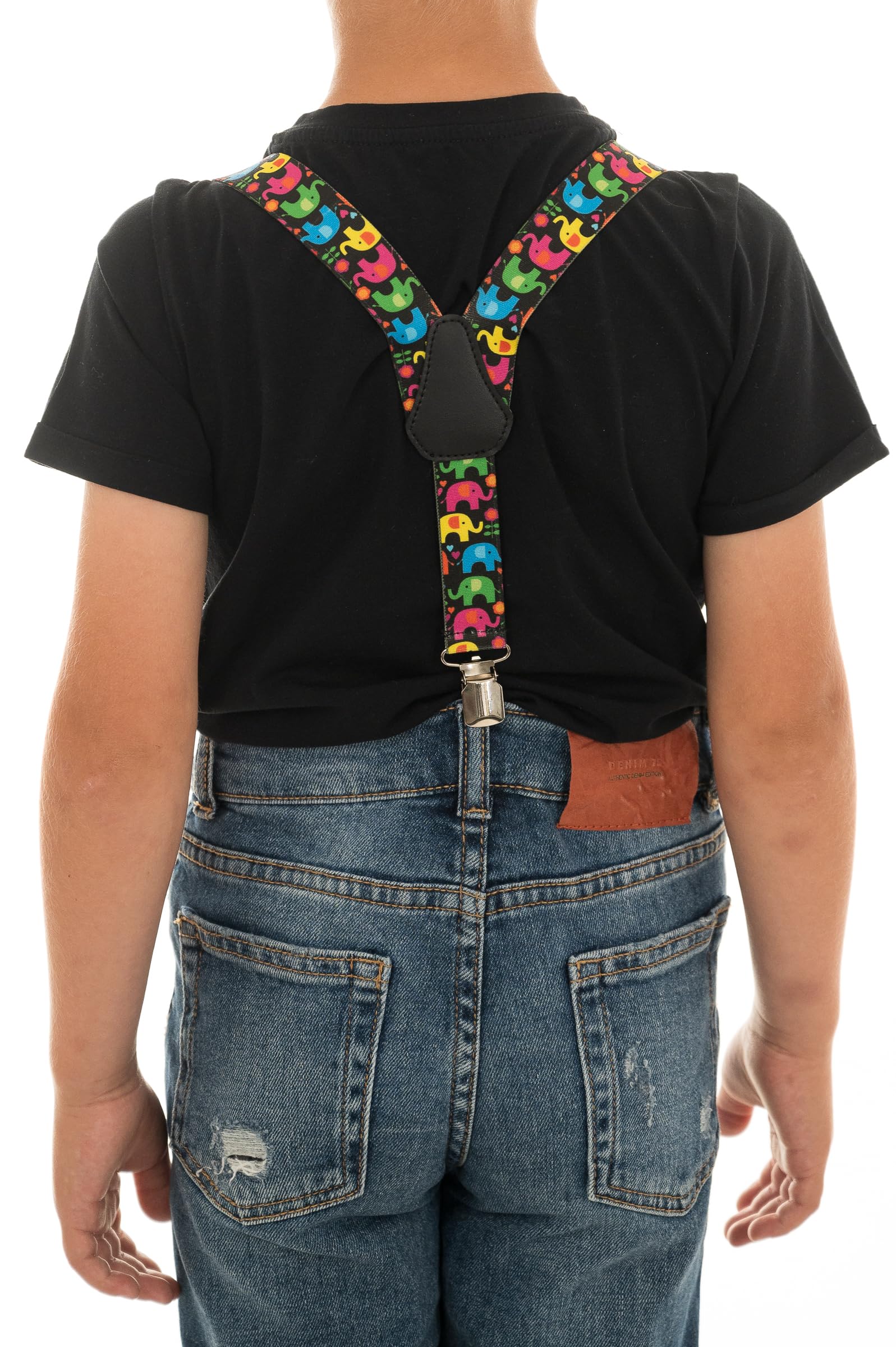 Tirantes de Tela Elastizada Infantiles Unisex Forma Y Dinosaurio 1-5 Años 2.5cm