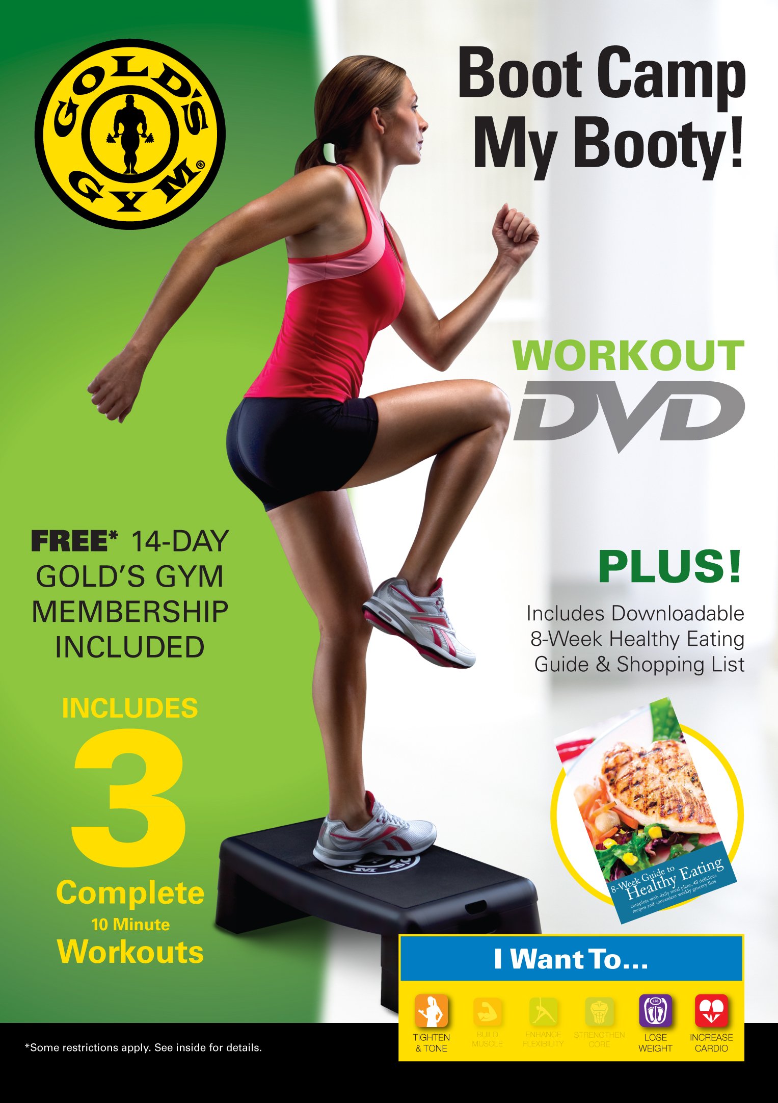 Gold's Gym Boot Camp My Booty Workout DVD