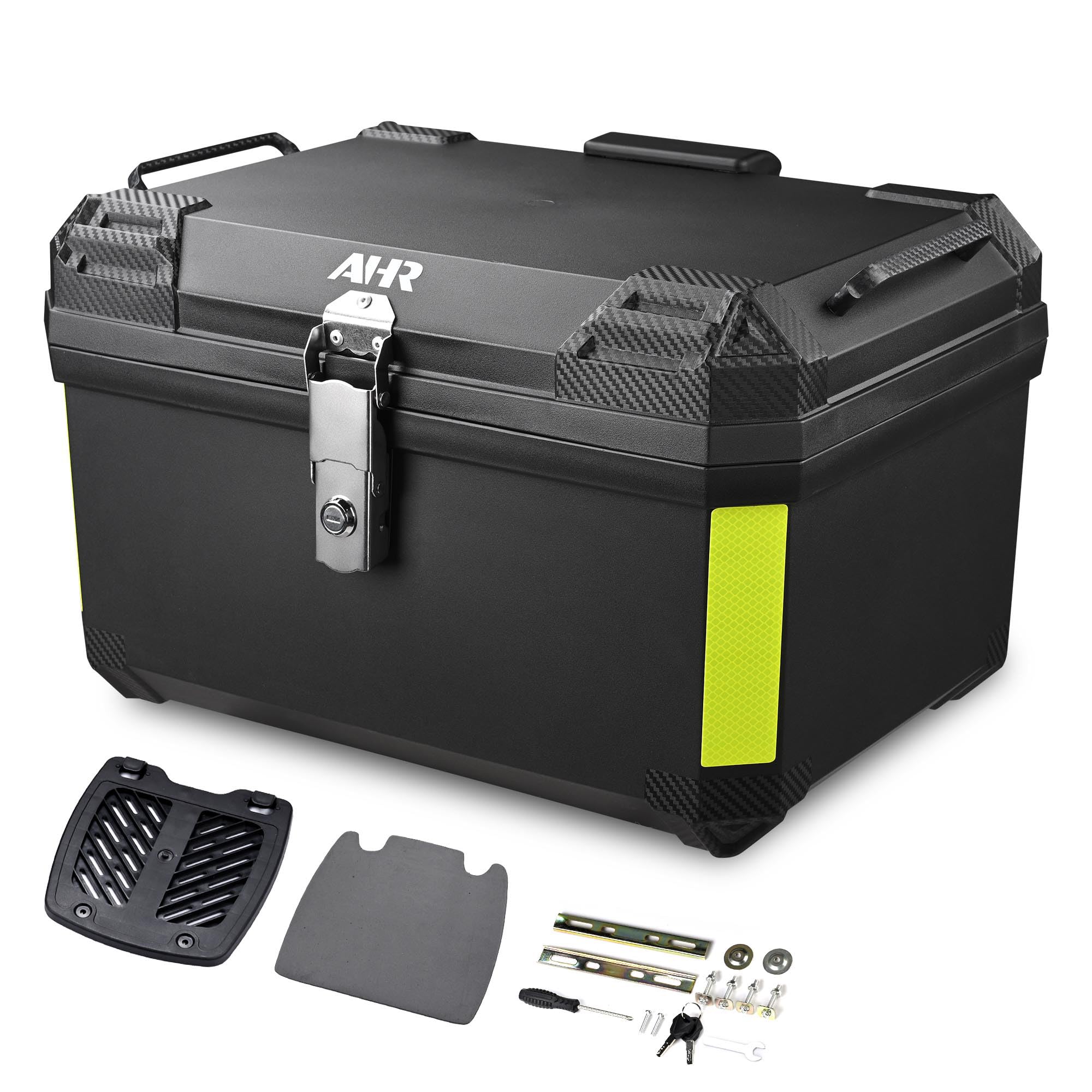 Amazon | AHR バイク リアボックス 65L 大容量 トップケース 軽量 防水