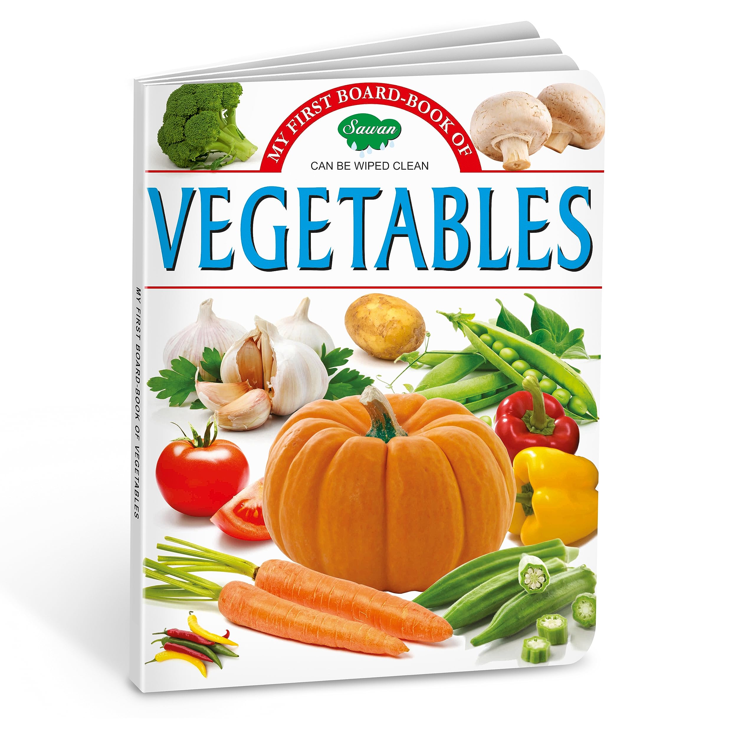 My First Board Books Vegetables | Big Size Board Book For Kids By Sawan [Hardcover] Sawan