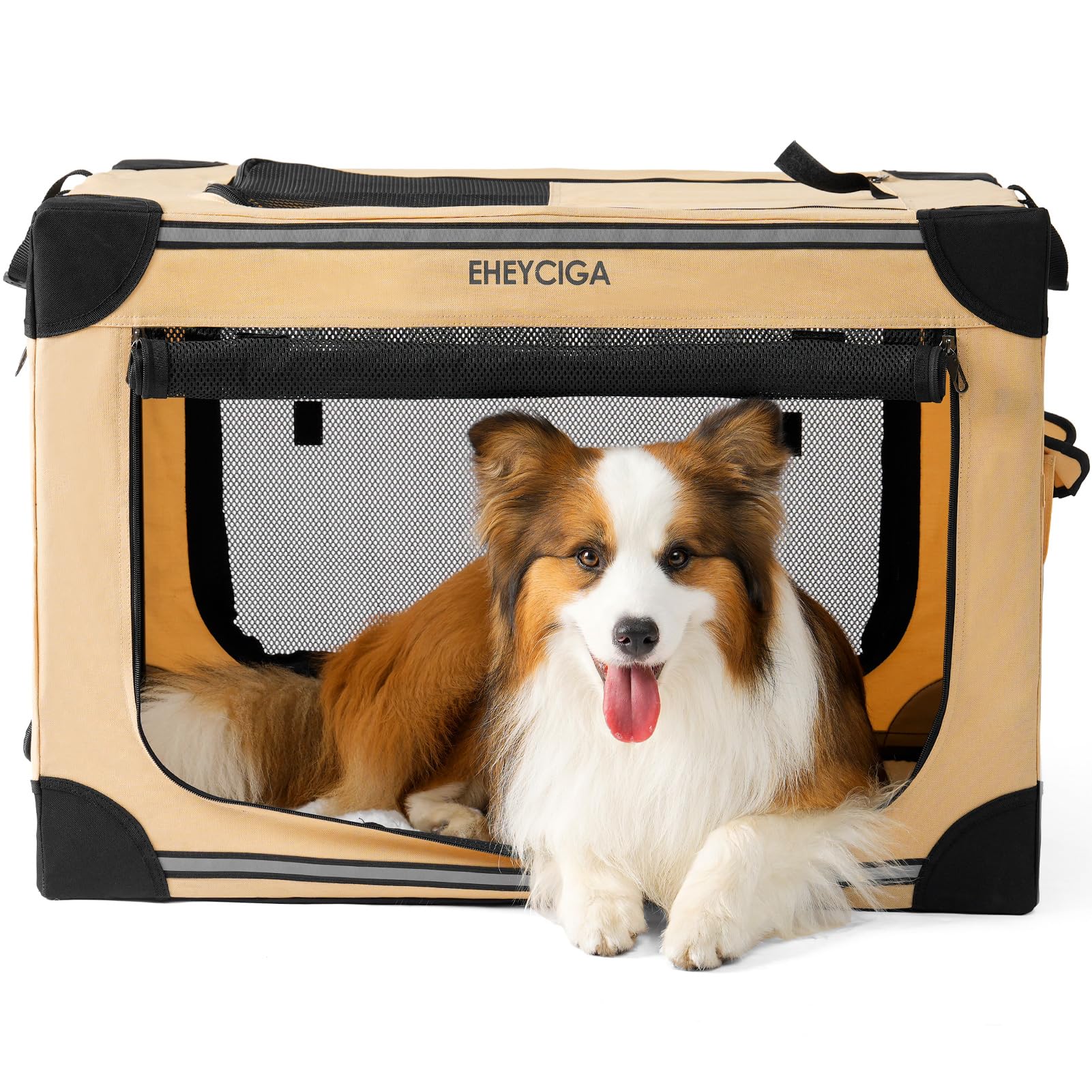 Snapklik.com : EHEYCIGA Collapsible Dog Crate 30 Inches, Portable ... - Portable Dog Crate Travel Size For Small Spaces
