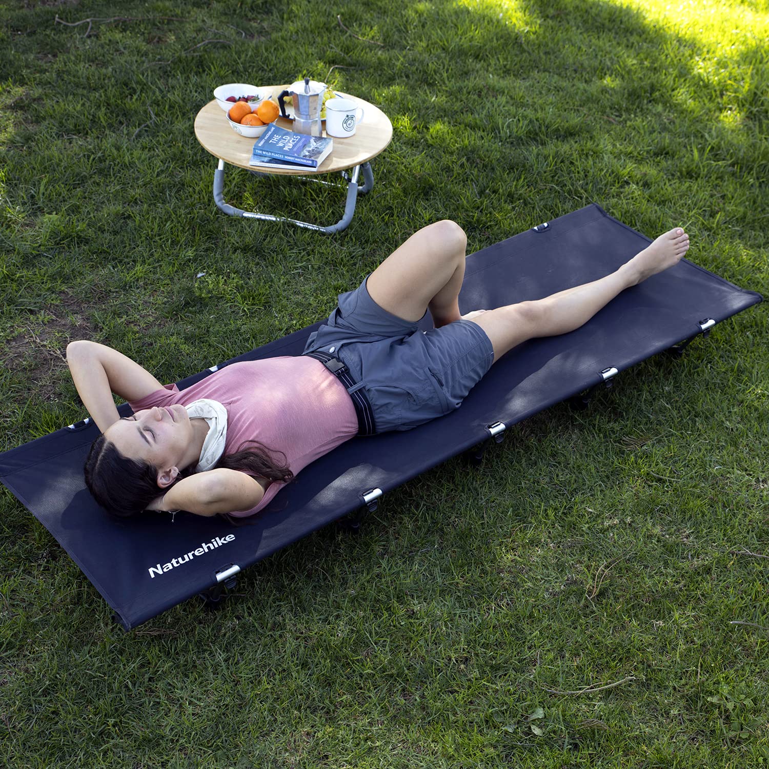 Amazon | Naturehike コット キャンプ アウトドアベッド 折りたたみ