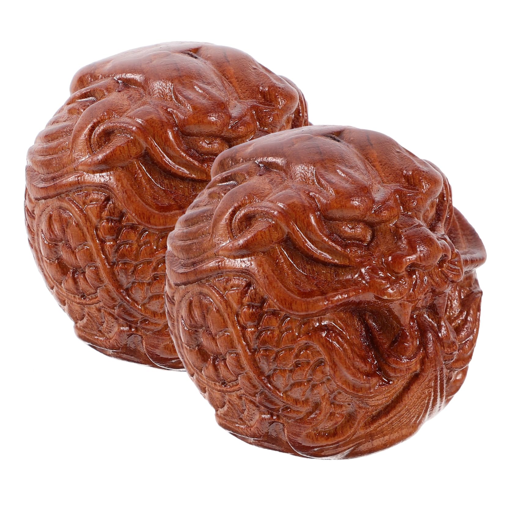 VALICLUD 5 Paires boule de massage des mains balle salle de sport masser pour massage multifonctionnel masseur à la main masseur à rouleaux manuels Bois