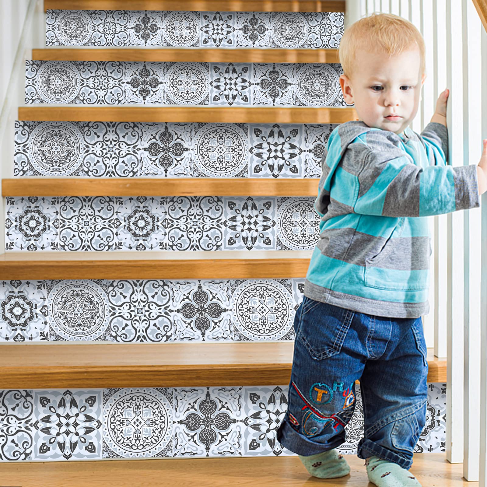 48 stuks tegelstickers voor muren, waterdicht, zelfklevend, Marokkaanse