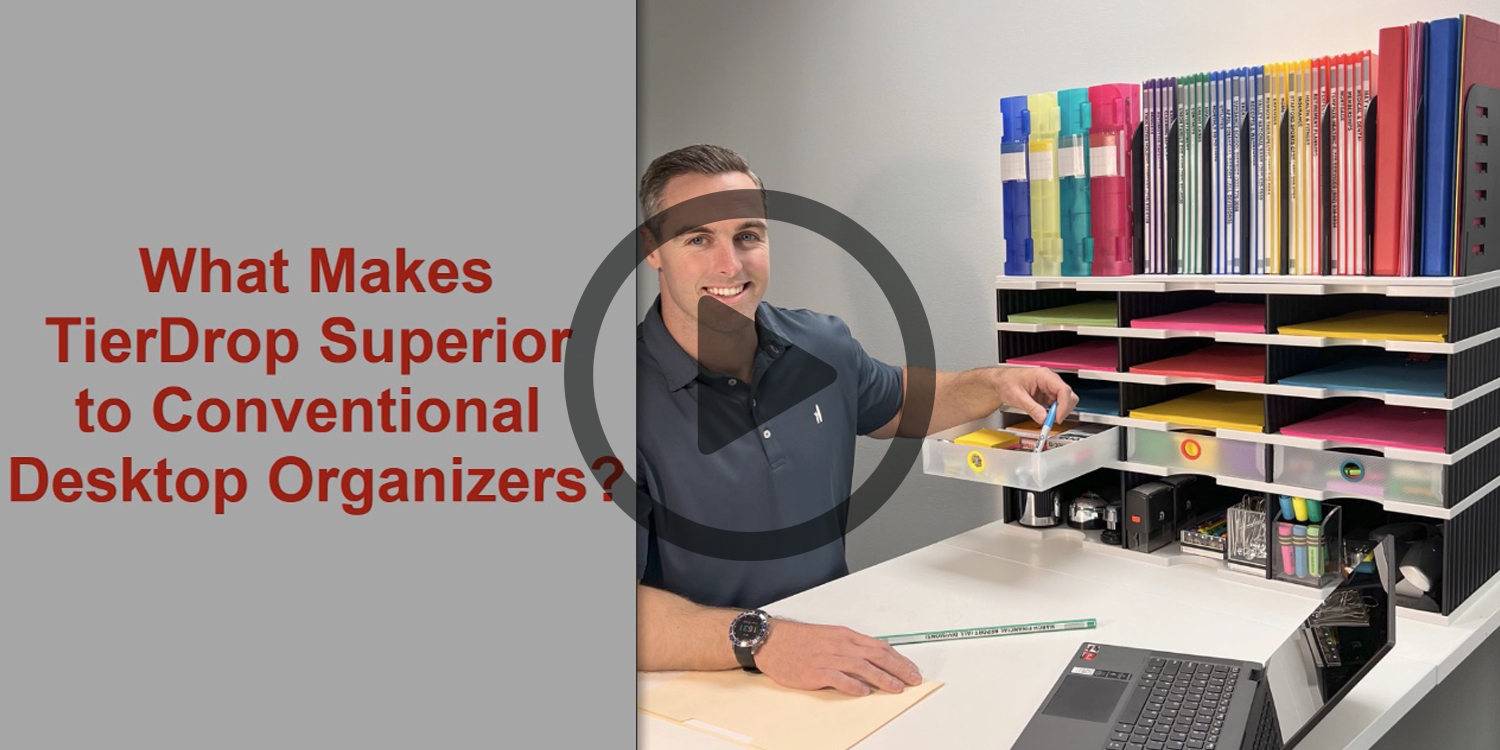 Watch Ultimate Office TierDrop 3-Wide Desktop Organizer on Amazon Live