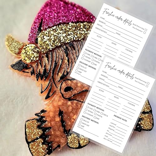 Miniatura 5 de Freshie Formulario de pedido  Paquete de 50  5 x 7 pulgadas  Formularios de pedido de clientes de pequeñas empresas para pedidos de clientes de