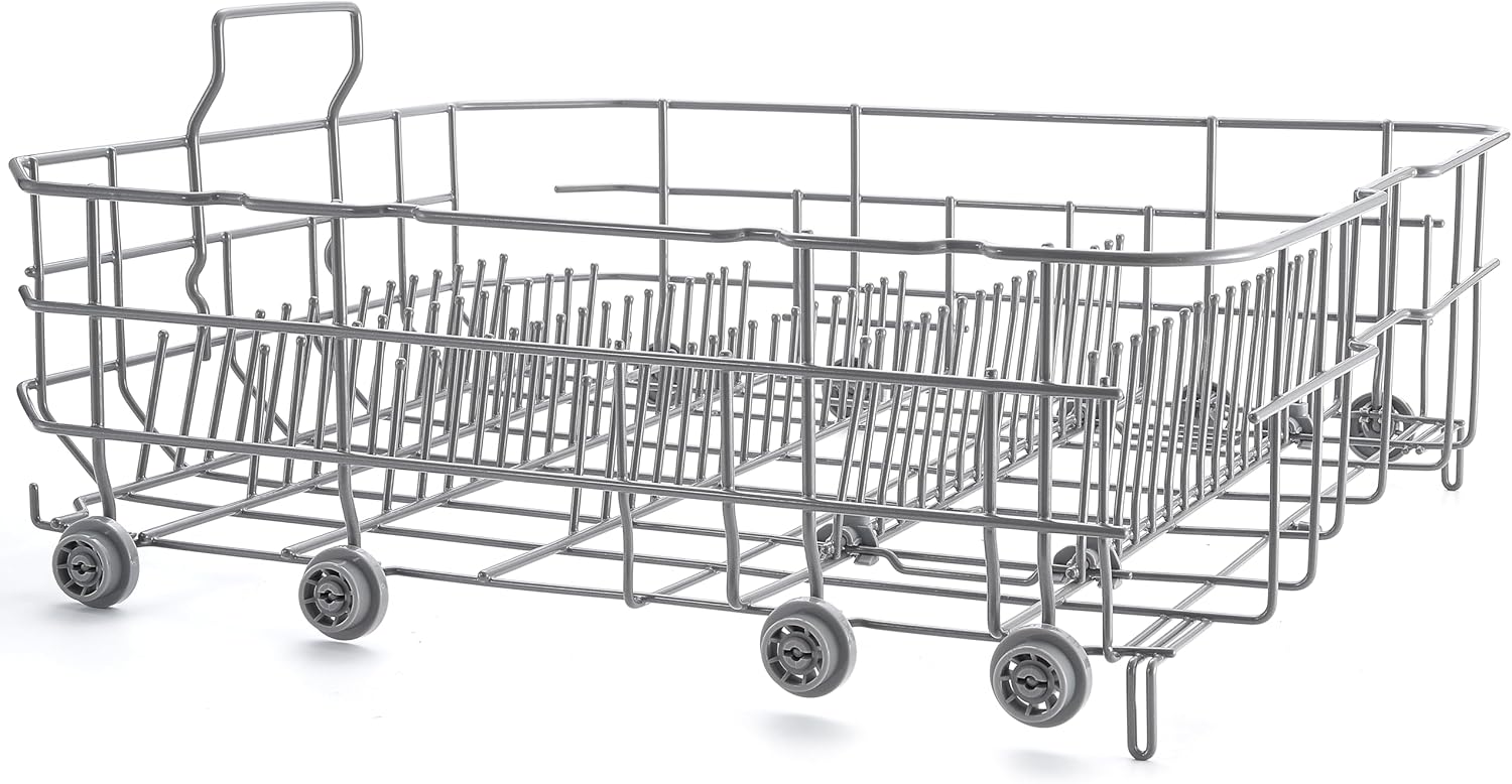 【Upgraded】DD82-01073A For Samsung Dishwasher Lower Dishrack (23 x 22 x 10in) Assembly - Fit For Samsung Dishwasher OEM Parts DD61-00271A / DD82-01352A DW80R5061/ DW80R5060/ DW80K7050UG Series