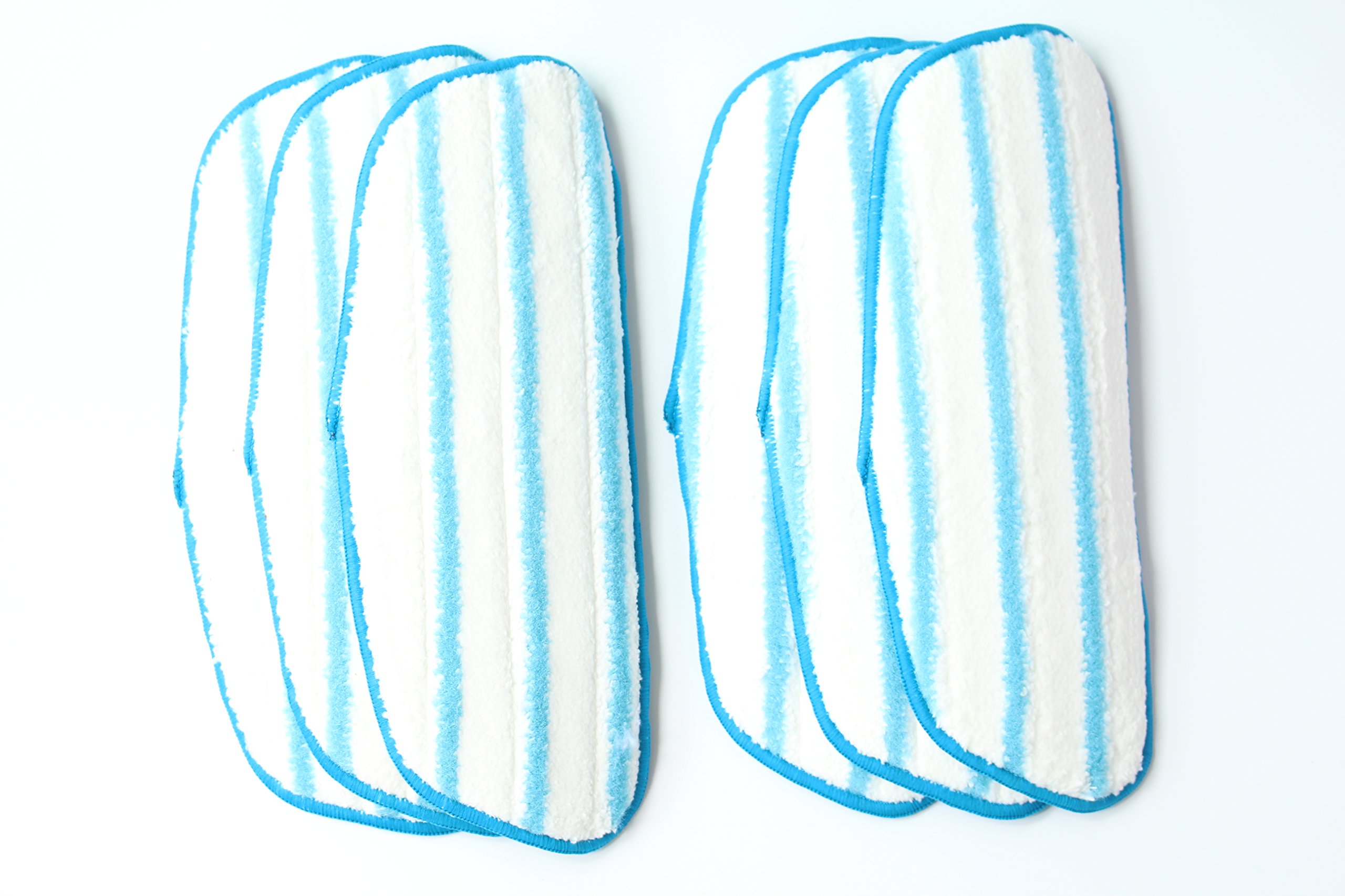 Surrgound Reusable Wet Mop Pad Fit Dirt Devil Steam Mop, Replacement with AD51000, 6pk