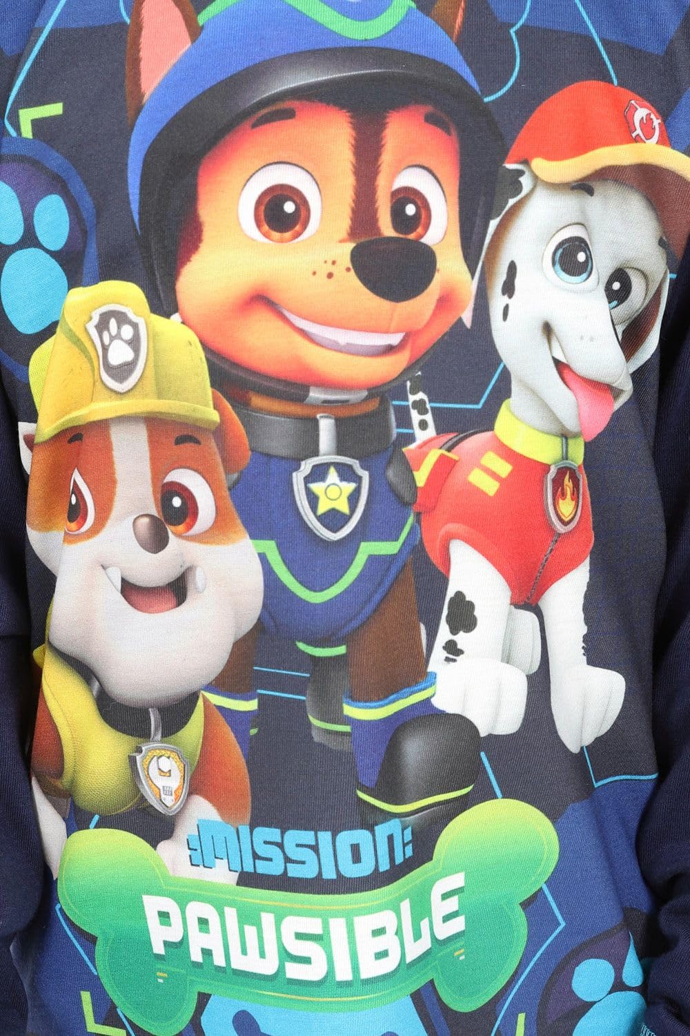 Paw Patrol Pyjama long pour garçon Nick Jr W17 Bleu