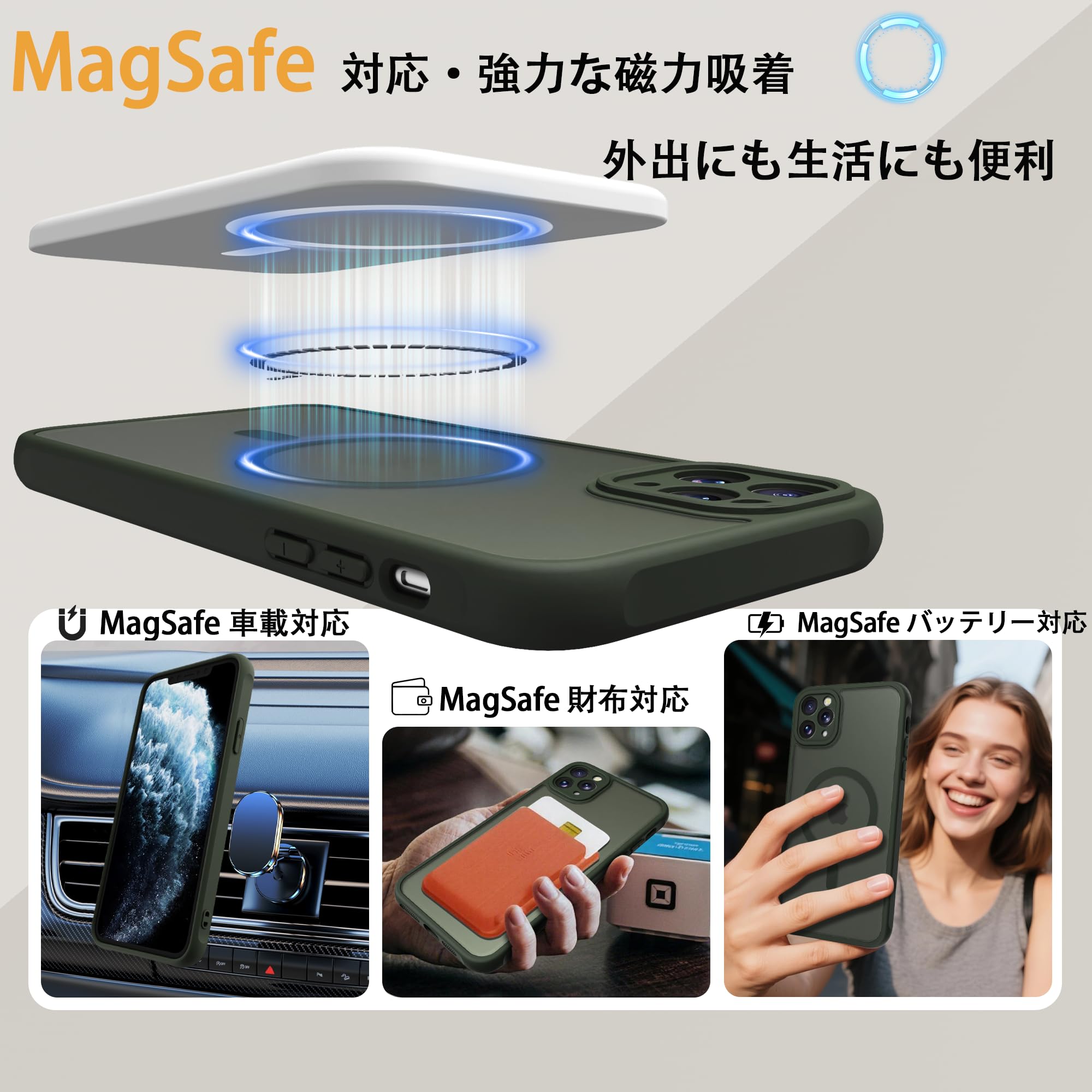 Amazon.co.jp: iPhone 11 Pro ケース 半透明 MagSafe対応 iphone11pro