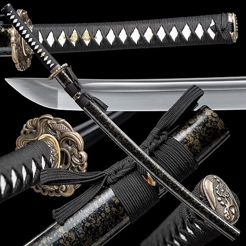 Espada samurái hecha a mano 1060 de acero de alto carbono, colección Sharp Katana japonesa