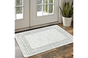 Uphome Geometric Moroccan Area Rug 2x3