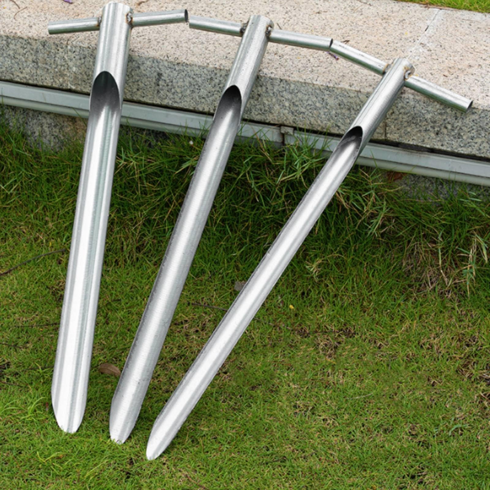 predolo Handerdbohrer mit T-Griff handbetrieben manueller Erdbohrer manuell Erdlochbohrer für Hobbygärtner, Gartenliebhaber, Garten, Gartenarbeit, Pflanzen, Mittel 4.5