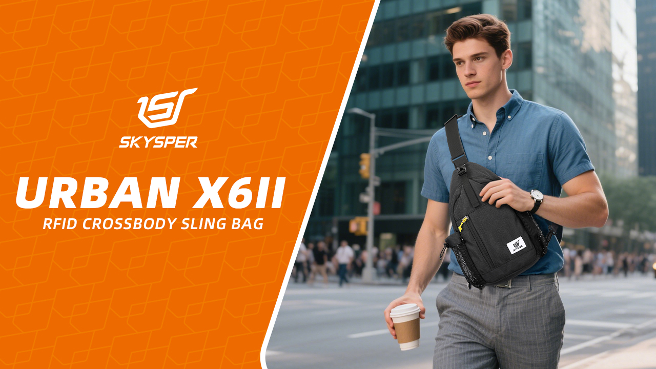 Amazon.com: SKYSPER Sling Bag Anti-Theft Crossbody Bag RFID Travel
