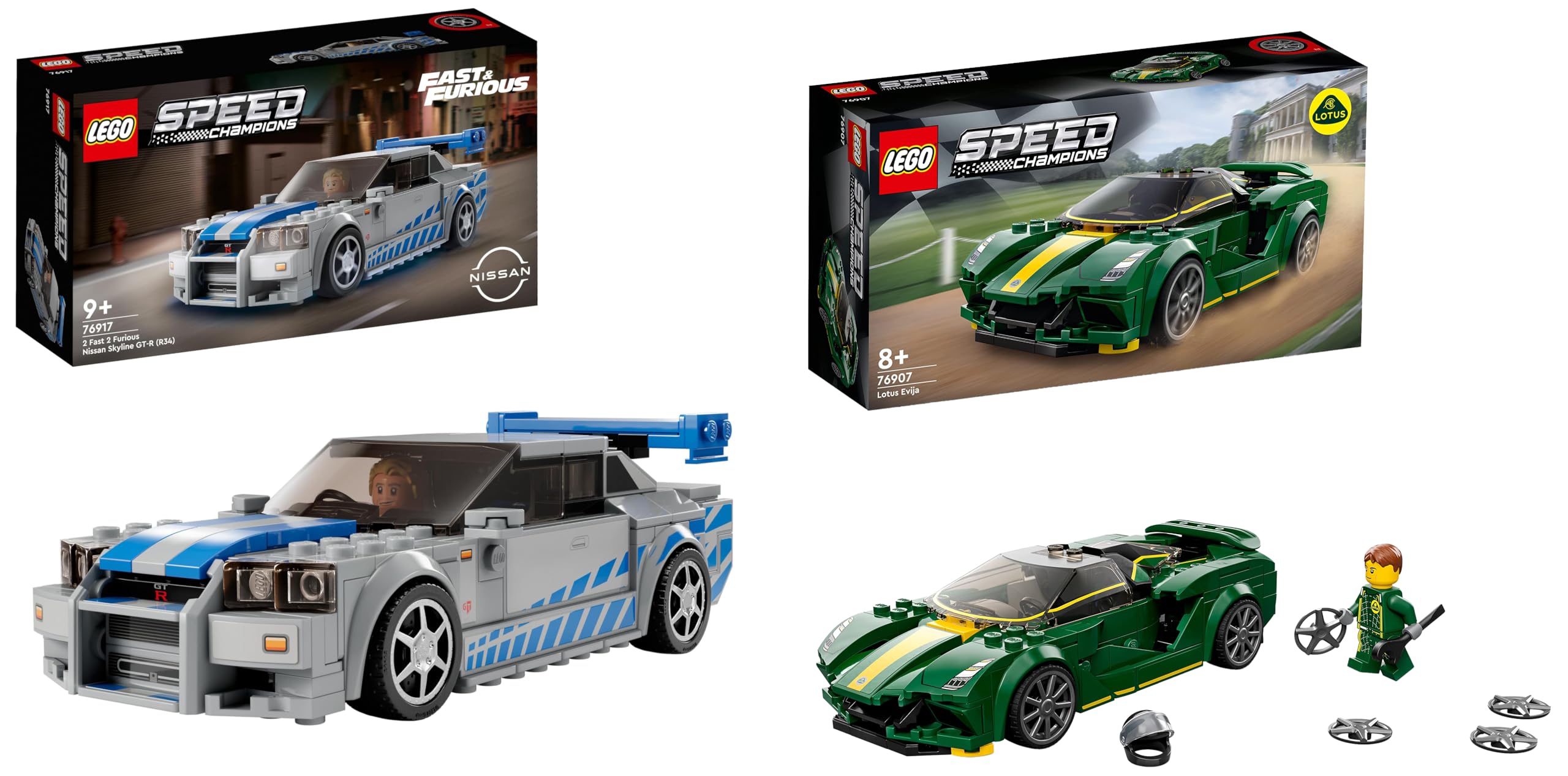 LEGO Speed Champions 2 Fast 2 Furious Nissan Skyline GT-R (R34