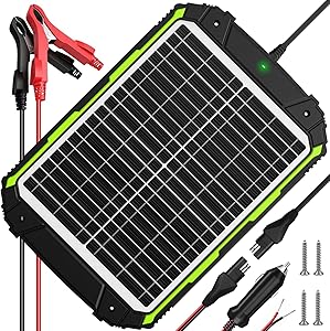 Sun Energise 20W 12V Solar Powered Battery Charger & Maintainer