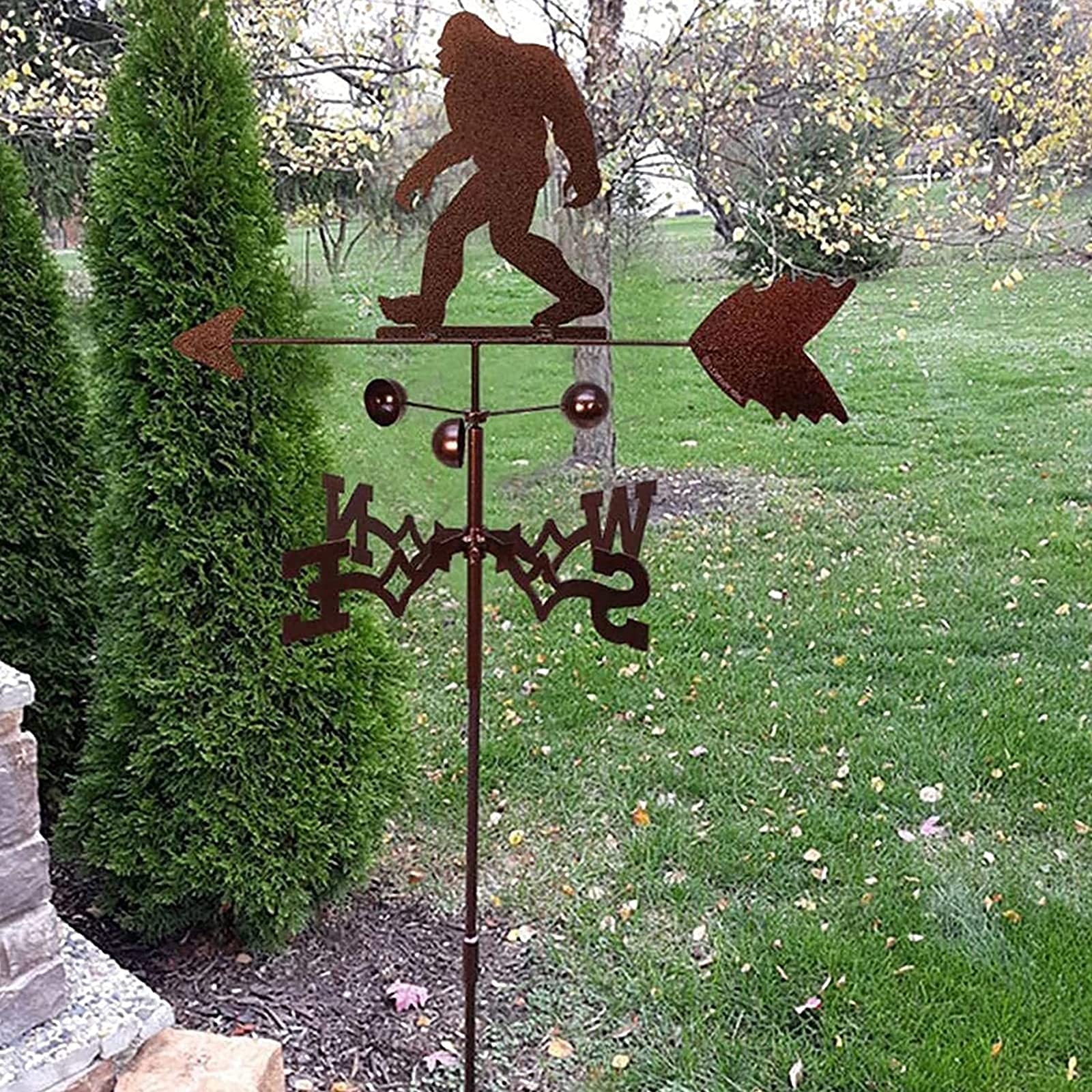 Girouette décorative pour maison, support météo, décoration de jardin, ind