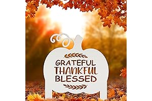 Personalized Pumpkin Yard Stake: Autumn Garden's Charm