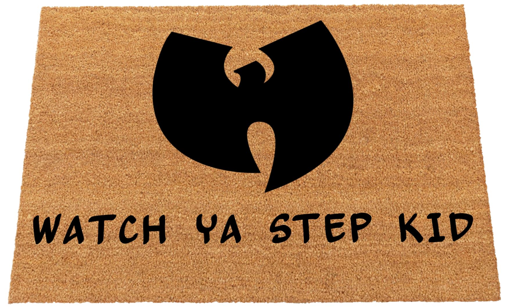 Watch Ya Step Kid | Musician Door Mat | Lyric Mat | Funny | Rapper