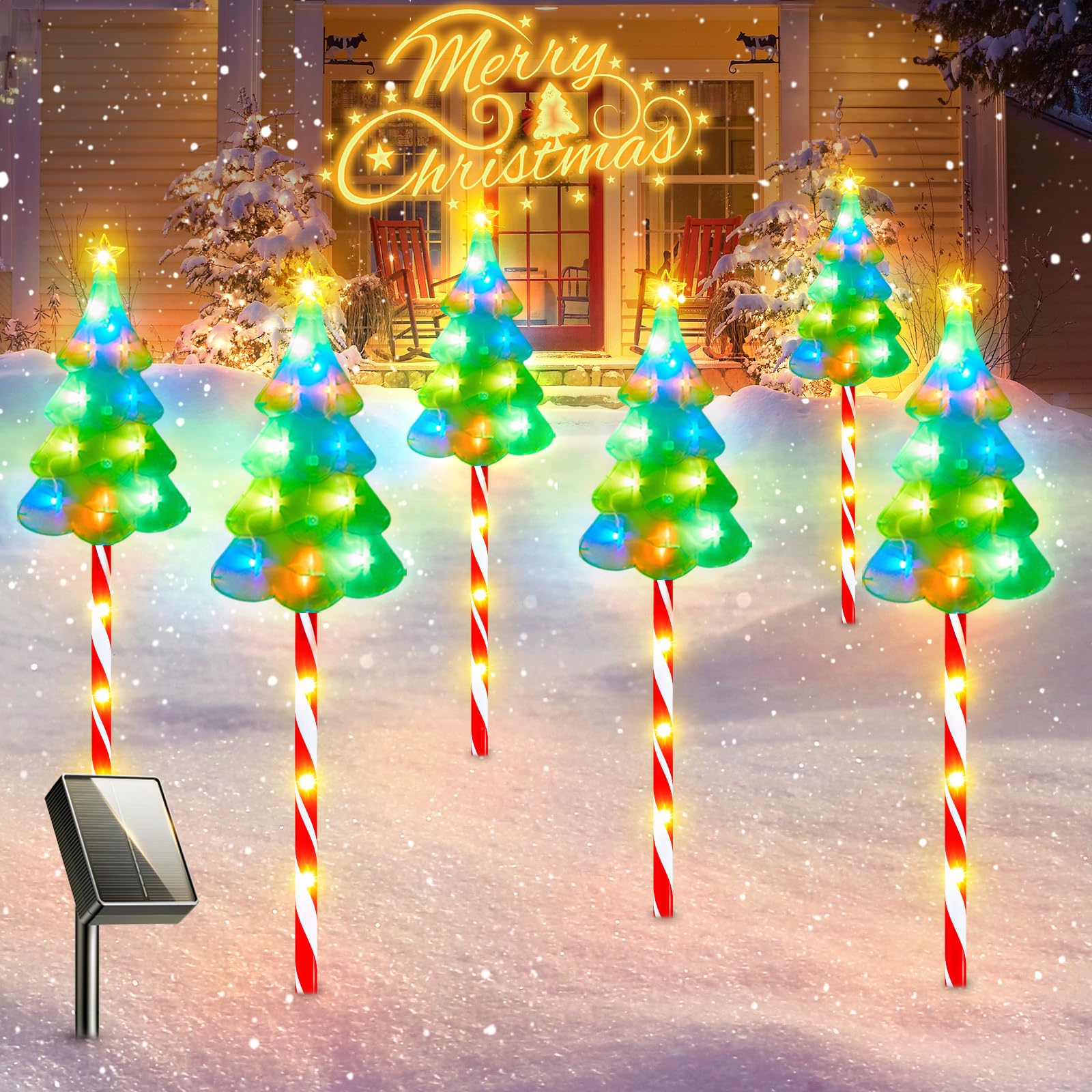 Snapklik.com : 6 PCS Outdoor Christmas Decorations, 25" Taller & Larger