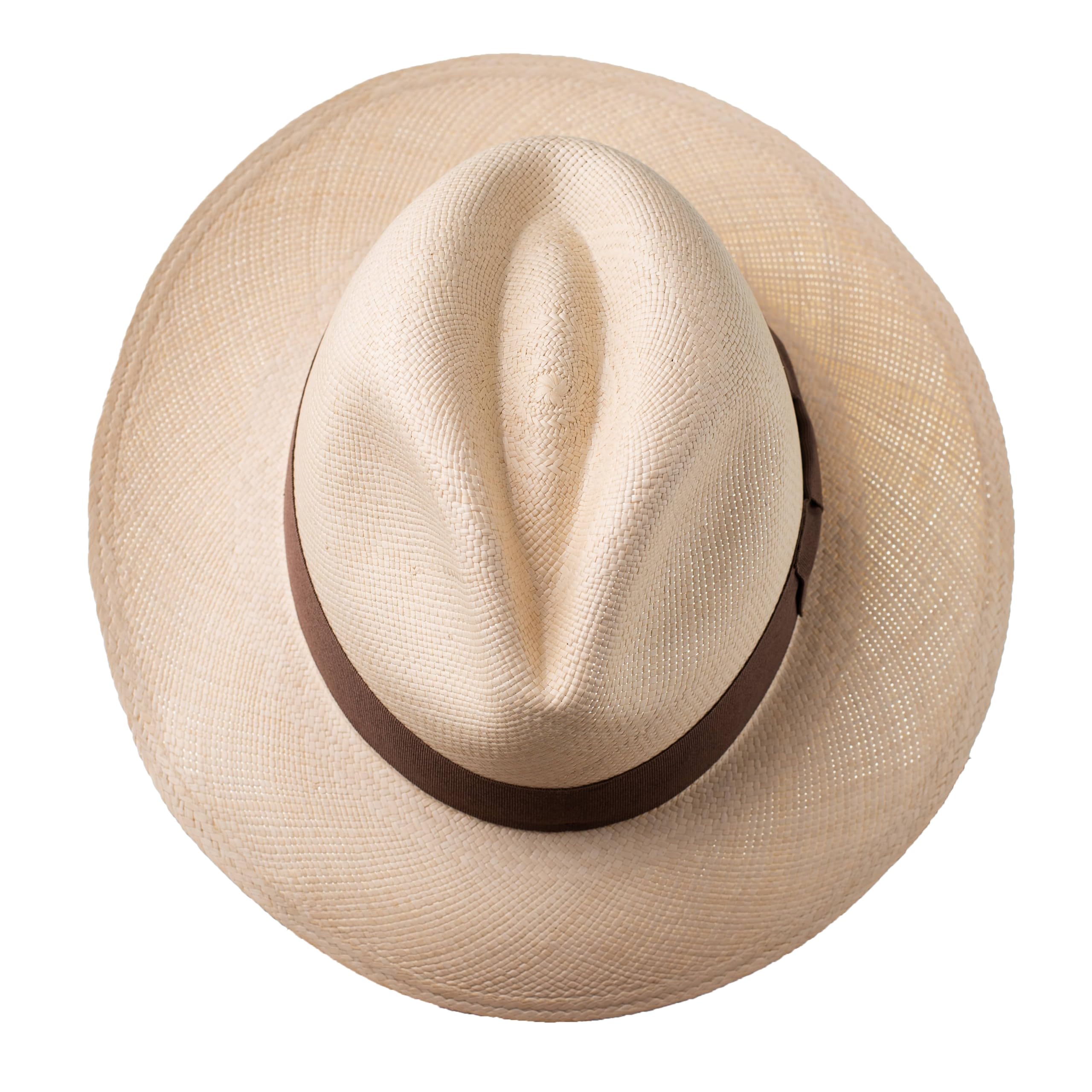 Cuenca 1905 Tradition Sombrero Panamá Genuino de Paja Toquilla, Tejido a Mano y Hecho 100% en Ecuador, Protección UV Natural, Panama Hat de Verano Hombre y Mujer