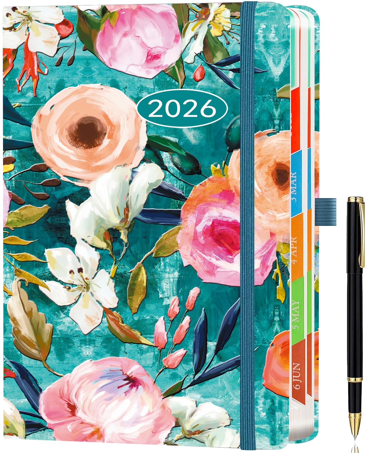 ZXHQ Diary 2026 Page a Day A5 from Jan to Dec, 2026 Diary Day to View,