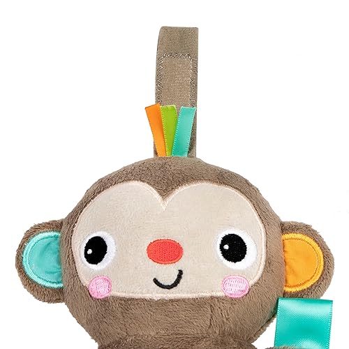 Miniatura 5 de Bright Starts Pull, Play & Boogie - Juguete de actividad musical para cochecito - Mono, unisex, recién nacido +