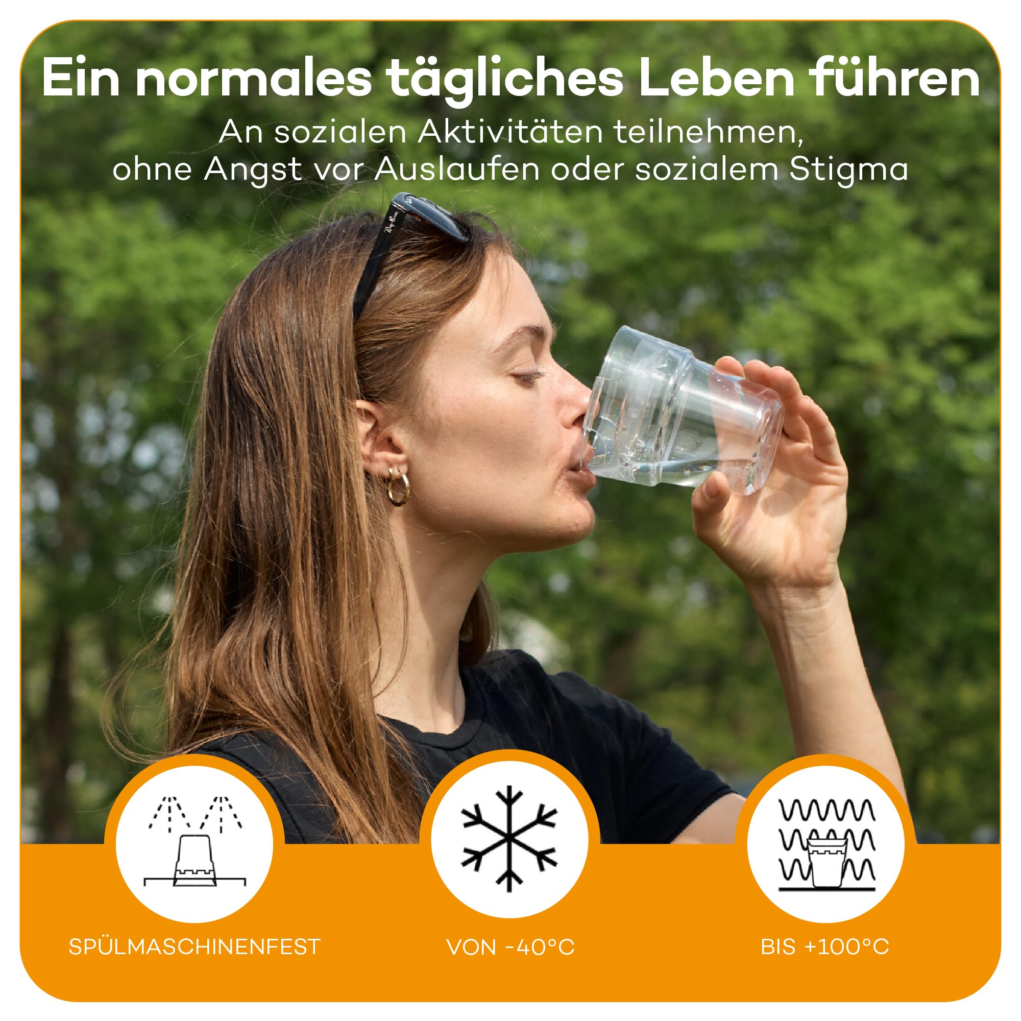 Taza para beber | Vaso para personas mayores con diseño moderno | Vaso para disfagia para personas con dificultades para tragar | Para personas con Parkinson y temblor esencial | 4 sin imán