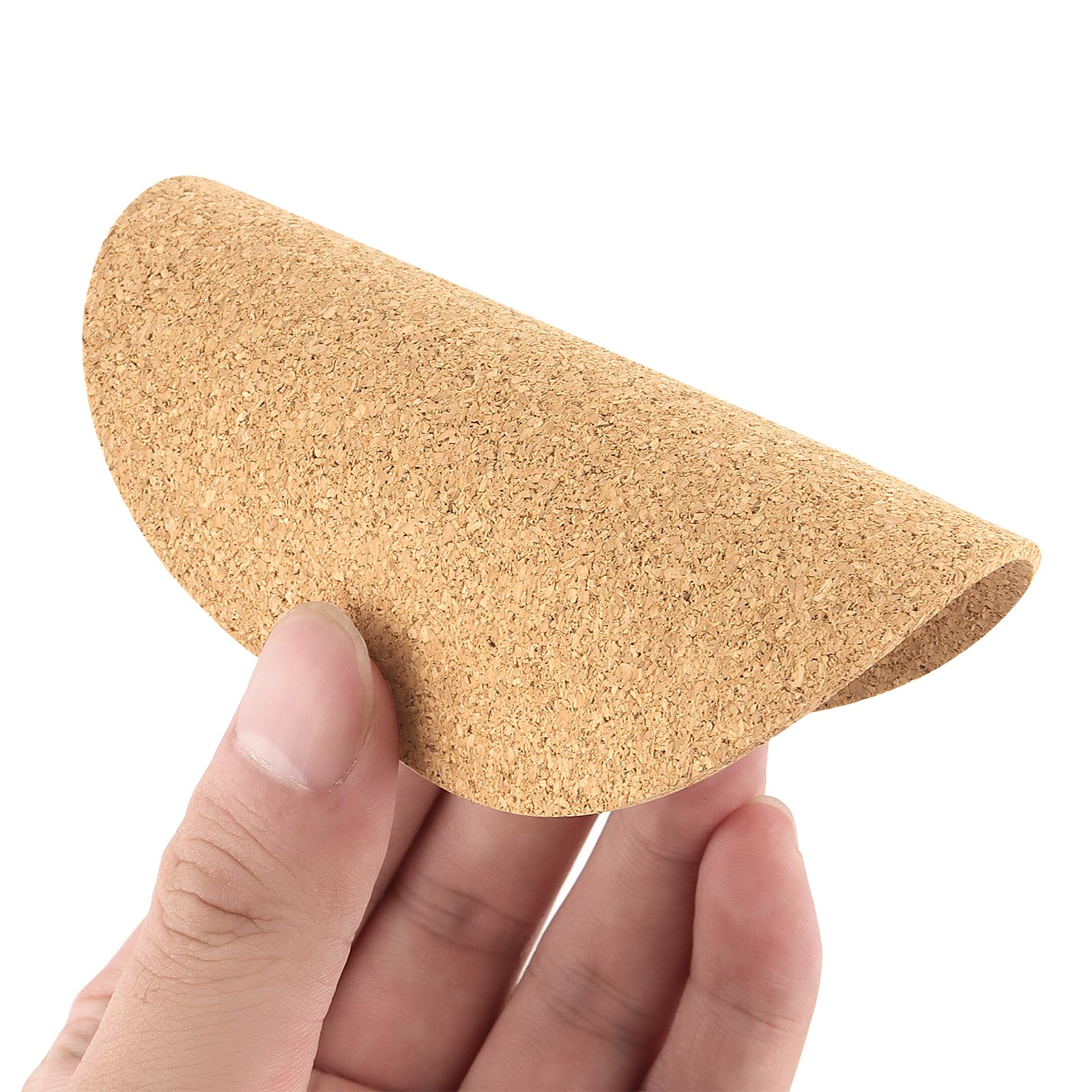 Pizsieat Lot de 20 Dessous de Verre Bois,Sous Verre Bois Rond -Sous Tasse de 10