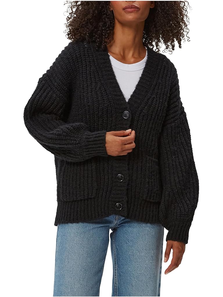 Black Michael Stars Skye Grandpa Cardigan