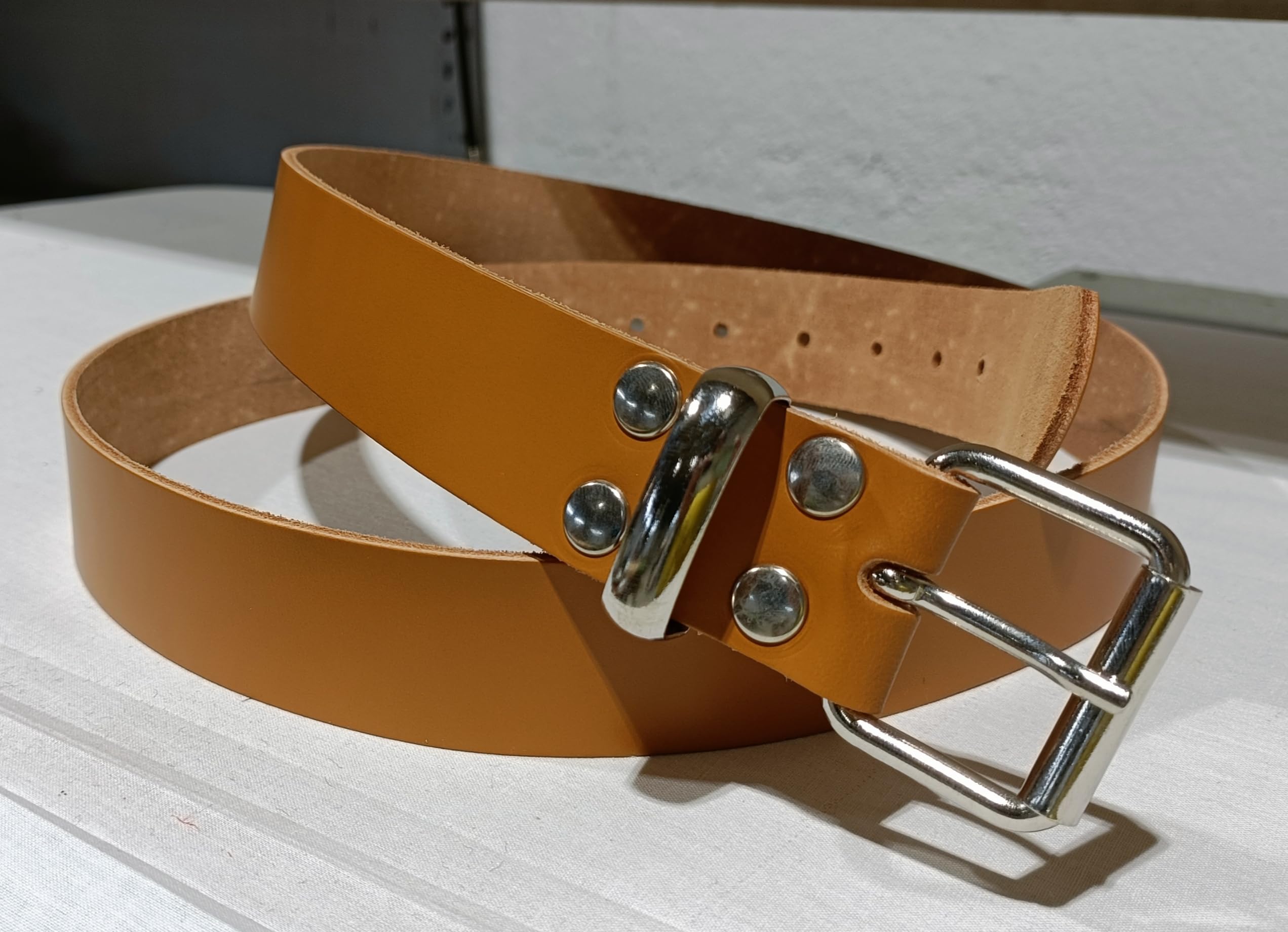 Cintura Per Utensili In Cuoio - 120cm, Made In Italy - Foto 4