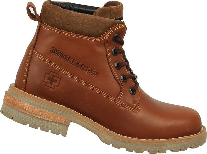 Swissbrand Botas para Dama En Piel Lisa con Detalles De Bordado LYSS Miel  T-24 : Amazon.com.mx: Ropa, Zapatos y Accesorios