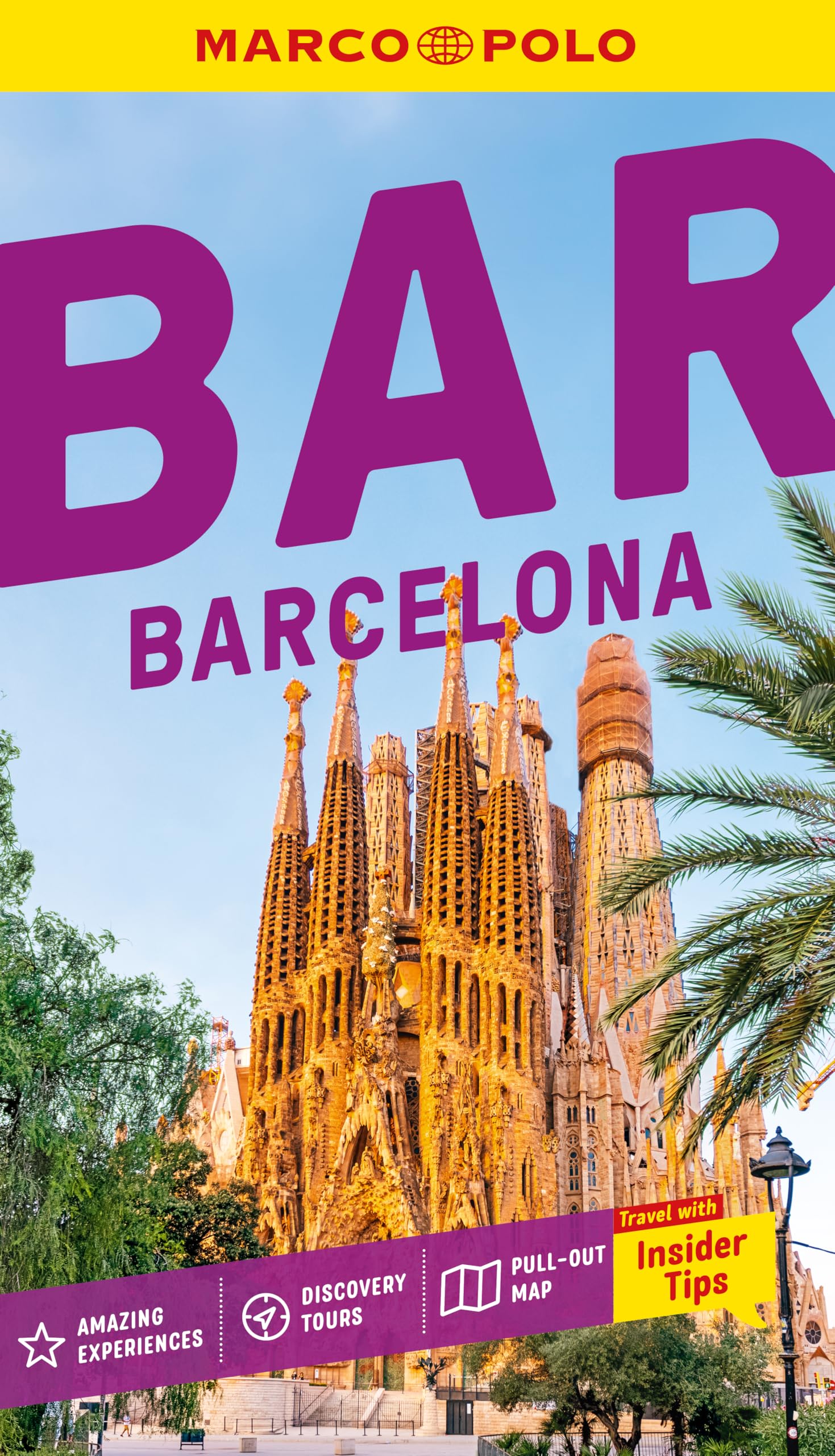 Marco Polo Barcelona Pocket Travel Guide | Pull-out Map | Local Knowledge | Covers: Sagrada Familia, La Rambla, Barri Gotic and more