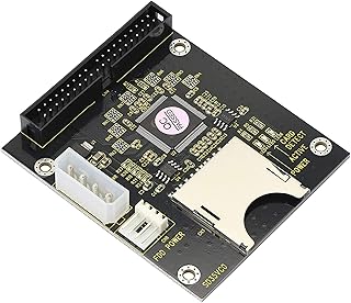 GINTOOYUN SD SDHC SDXC MMC to 3.5" 40Pin Male IDE Adapter Card SD Memory Card to IDE Hard Disk Drive Adapter